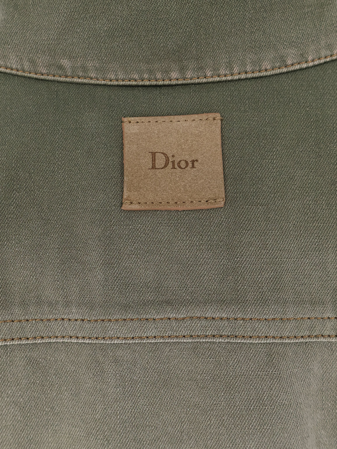 Dior Women Cotton Shirt With Dior Patch CHRISTIAN DIOR