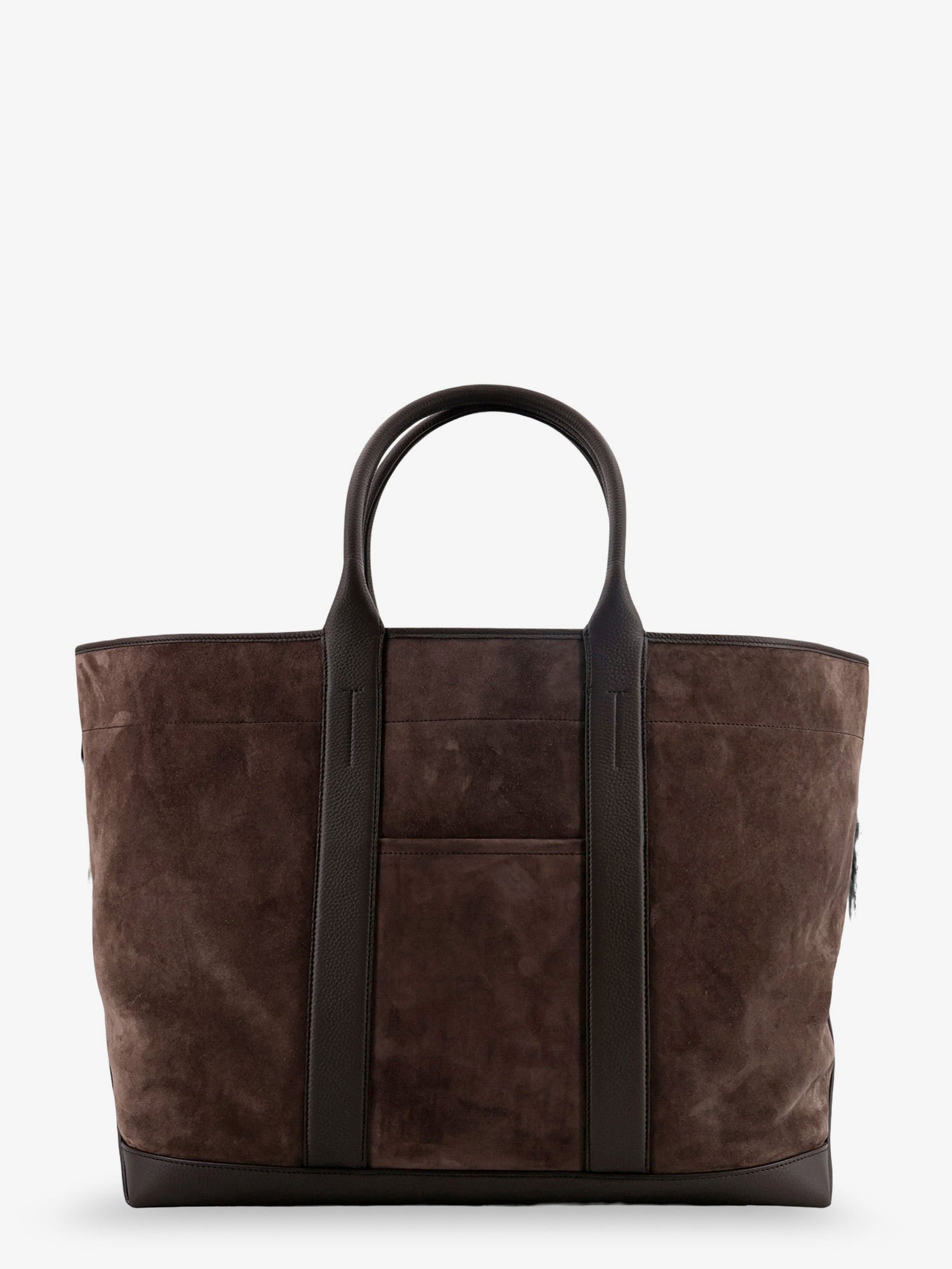 Tom Ford Men Suede Shopping Bag With Logo Engraved On The Bottom TOM FORD