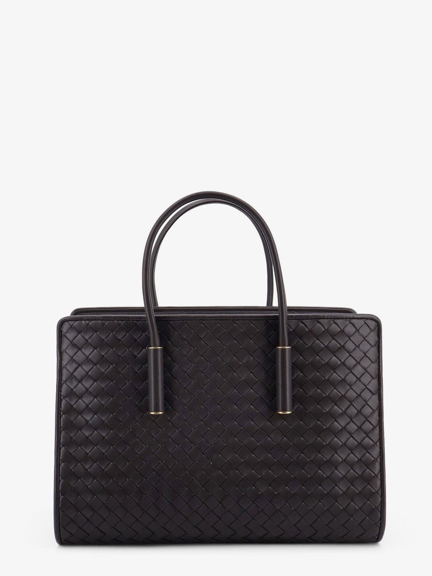 Bottega Veneta Women Barbara Leather Handbag With Intrecciato Motif BOTTEGA VENETA