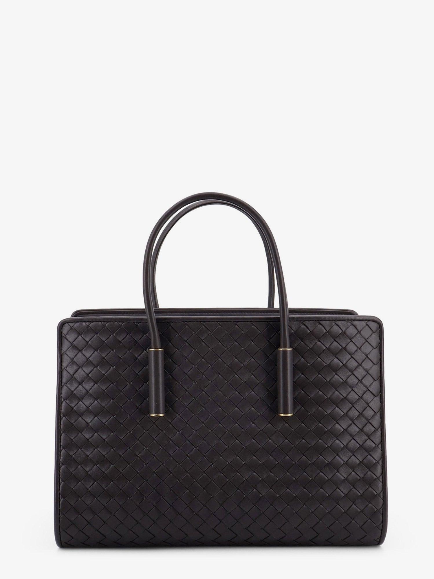 Bottega Veneta Women Barbara Leather Handbag With Intrecciato Motif BOTTEGA VENETA