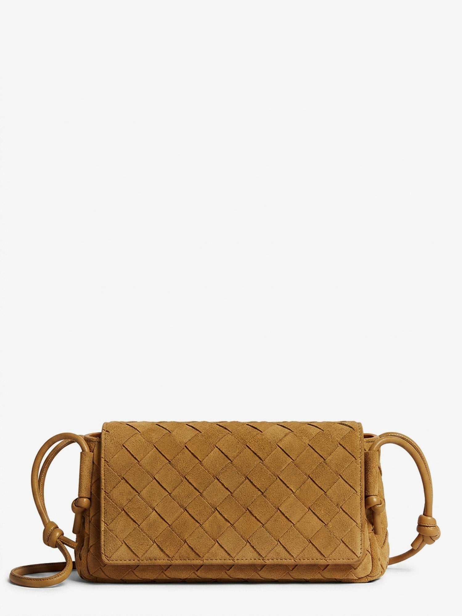 Bottega Veneta Women Notturno Suede Pouch BOTTEGA VENETA