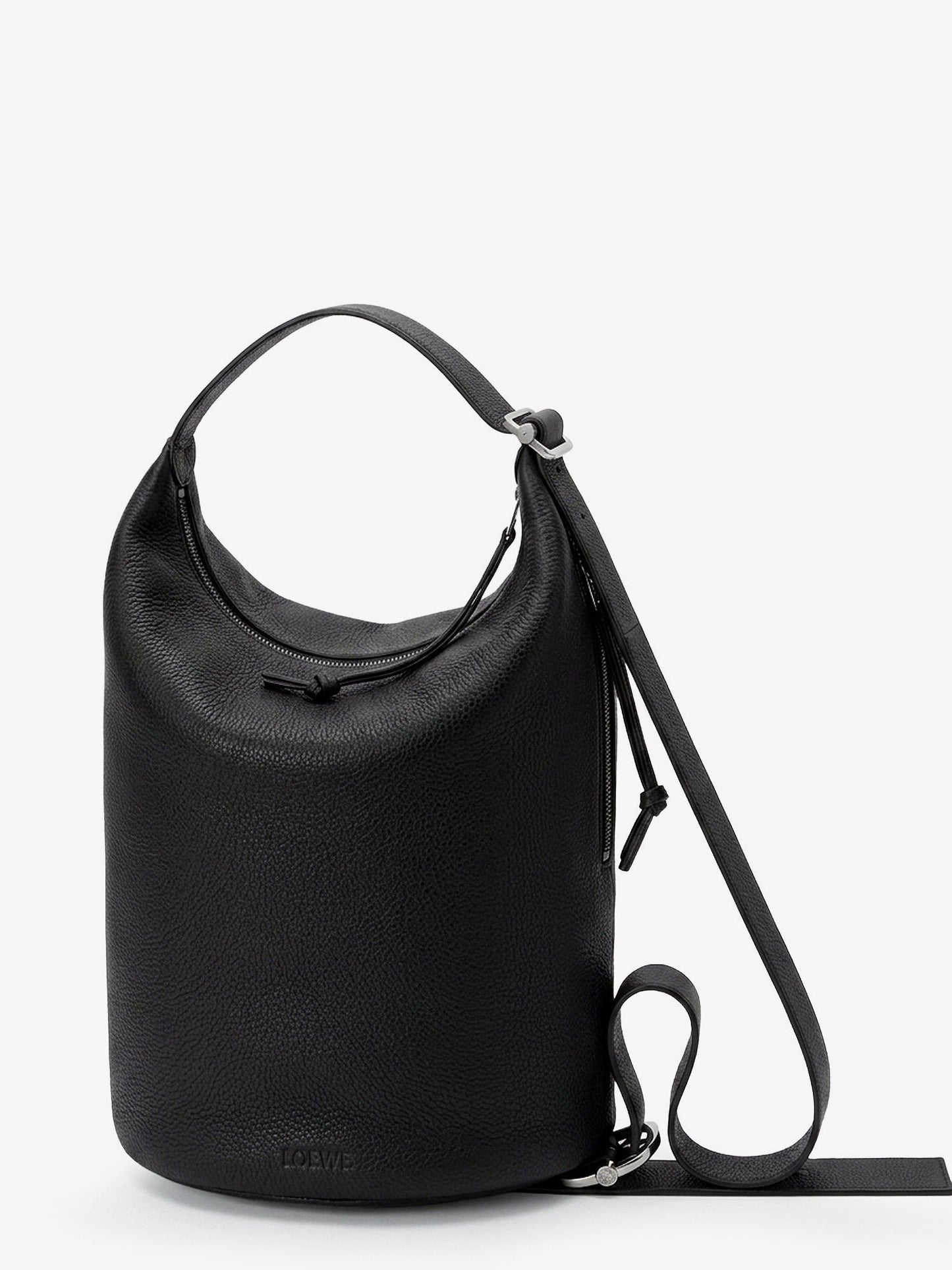 Loewe Men Loop Leather Crossbody Bag LOEWE