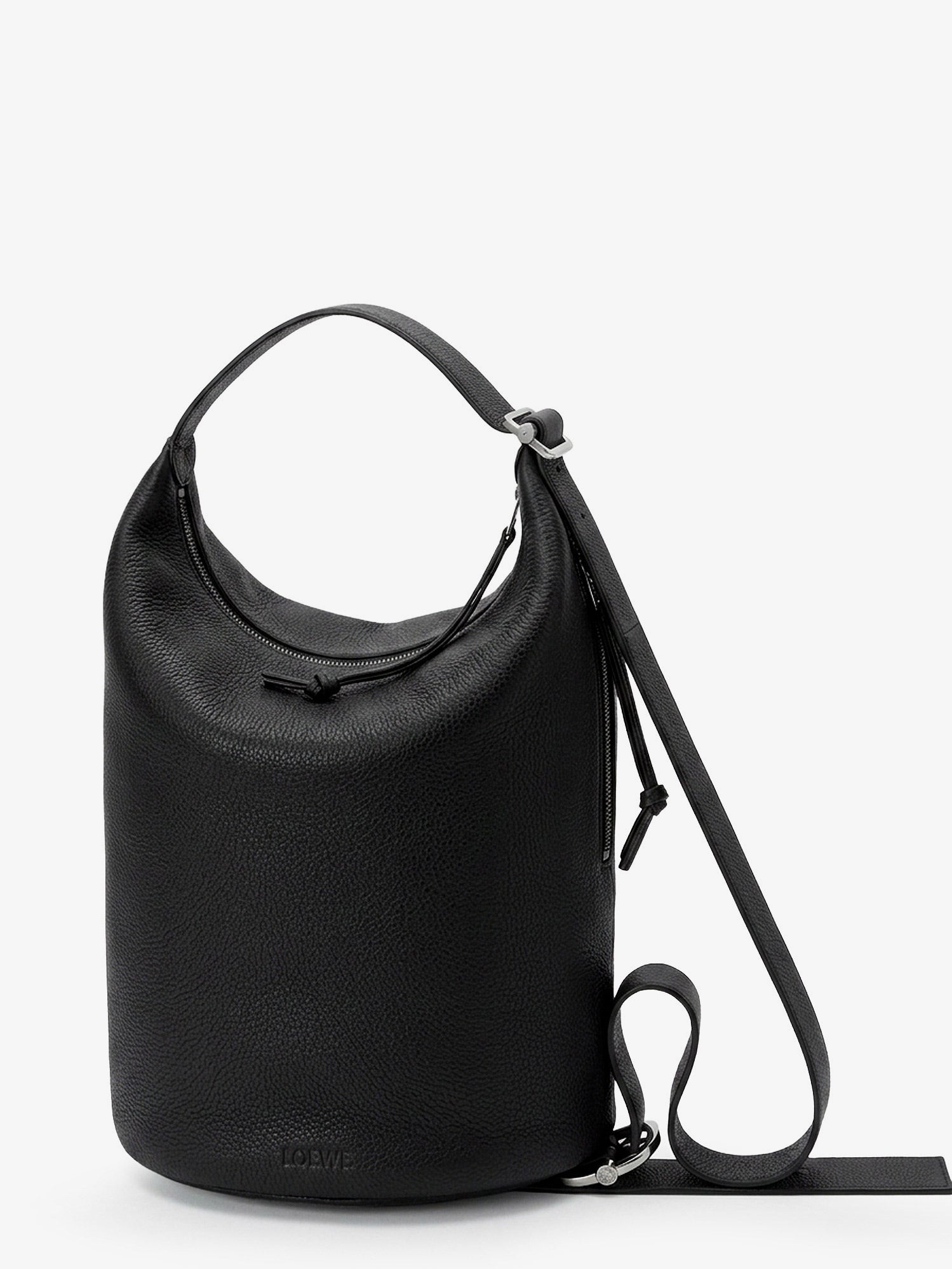 Loewe Men Loop Leather Crossbody Bag LOEWE