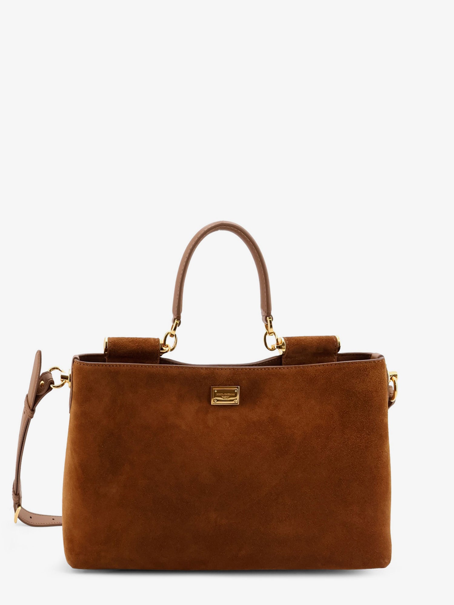 Dolce & Gabbana Women Vittoria Suede Crossbody Bag DOLCE & GABBANA
