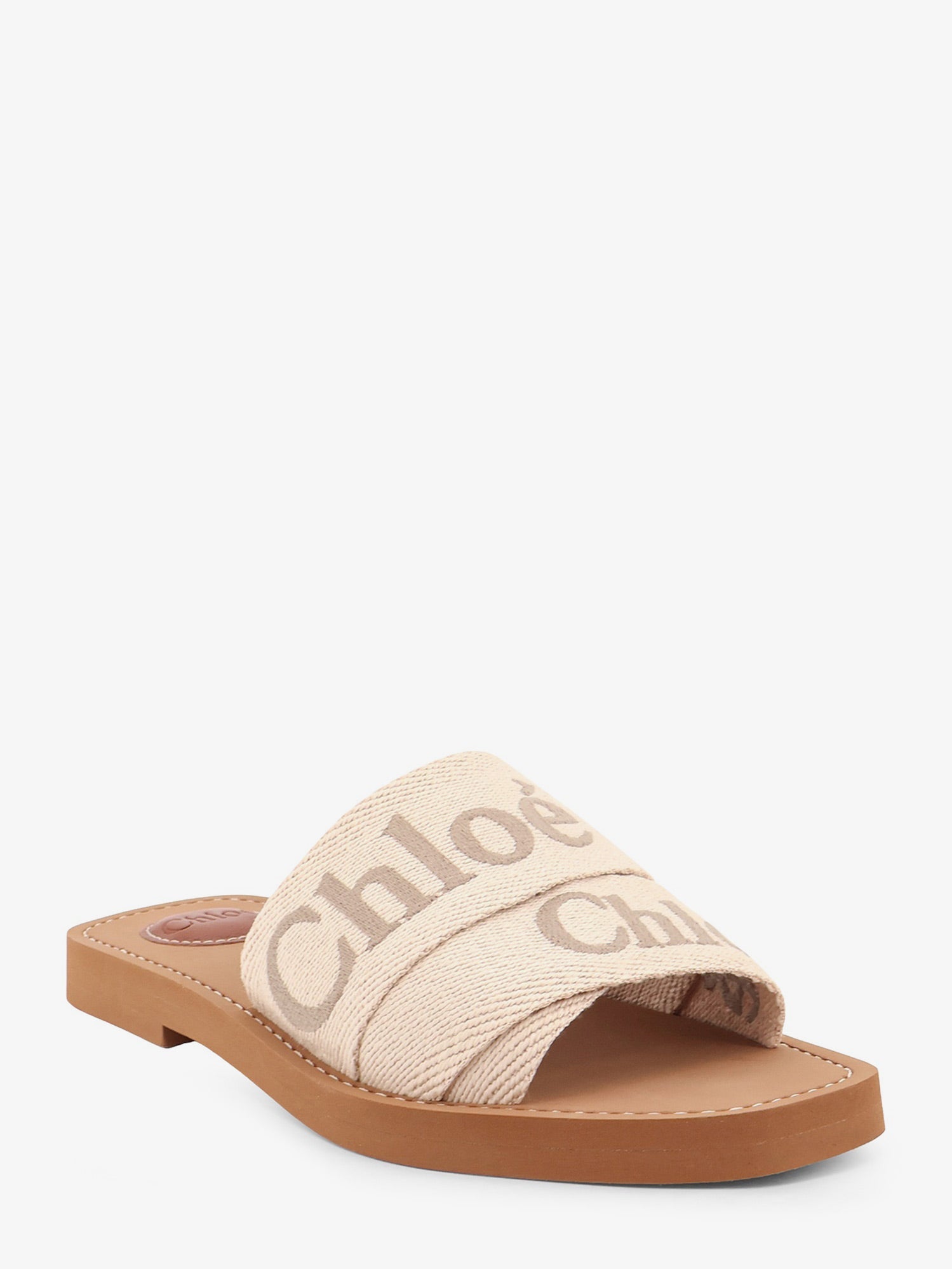 Chloe' Women Woody Linen Sandals CHLOE