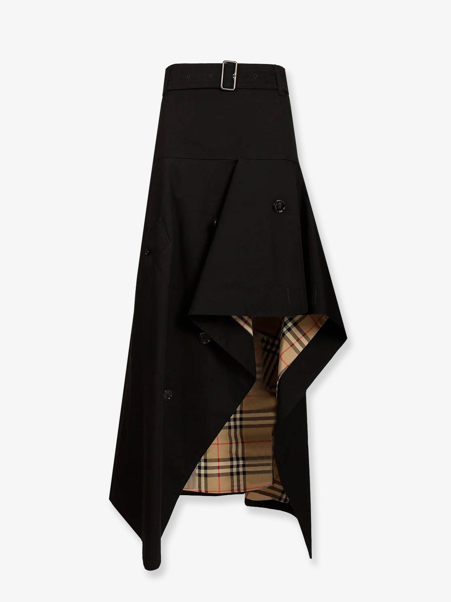 Burberry Women Heather Asymmetrical Trench Skirt BURBERRY