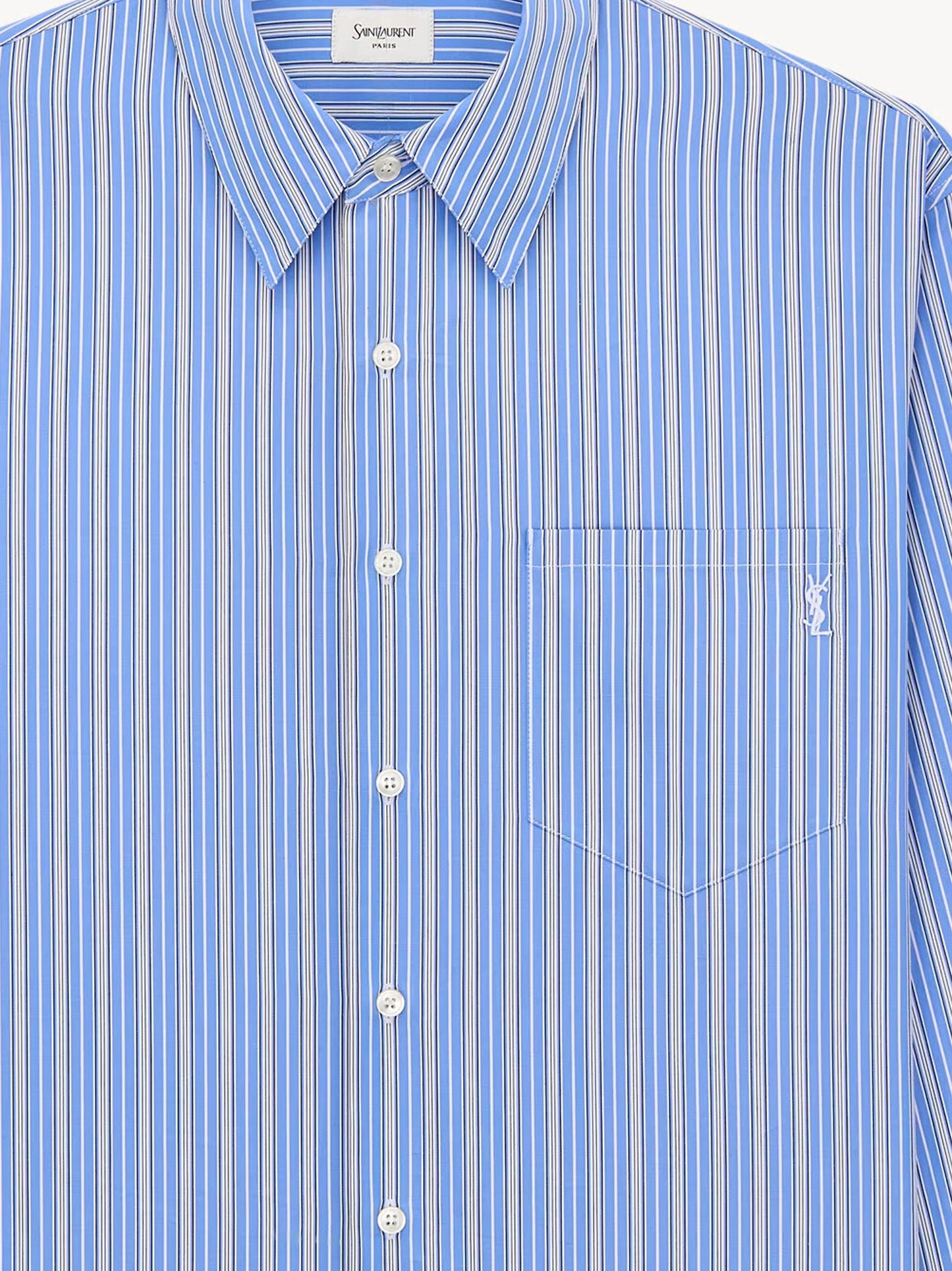 Saint Laurent Men Cassandre Cotton Shirt SAINT LAURENT