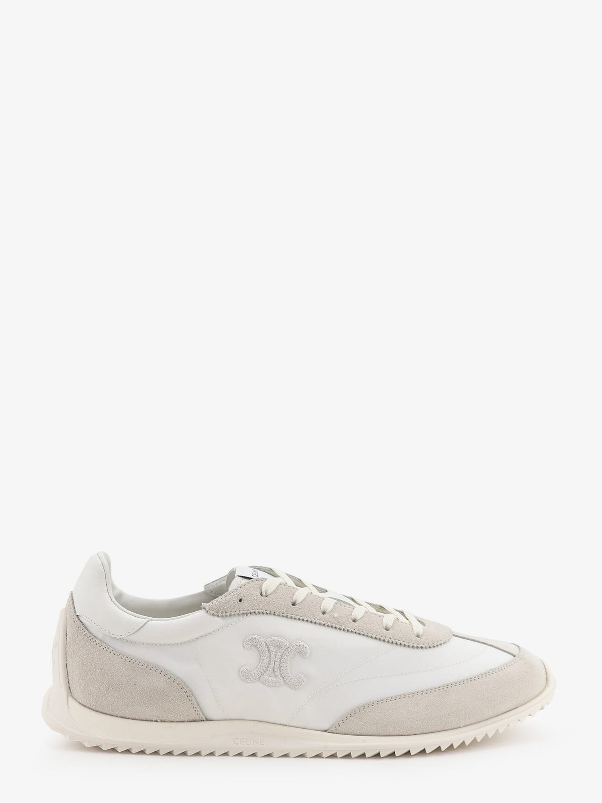 Celine Men Nylon Racer Sneakers With Triomphe Logo On The Side CELINE