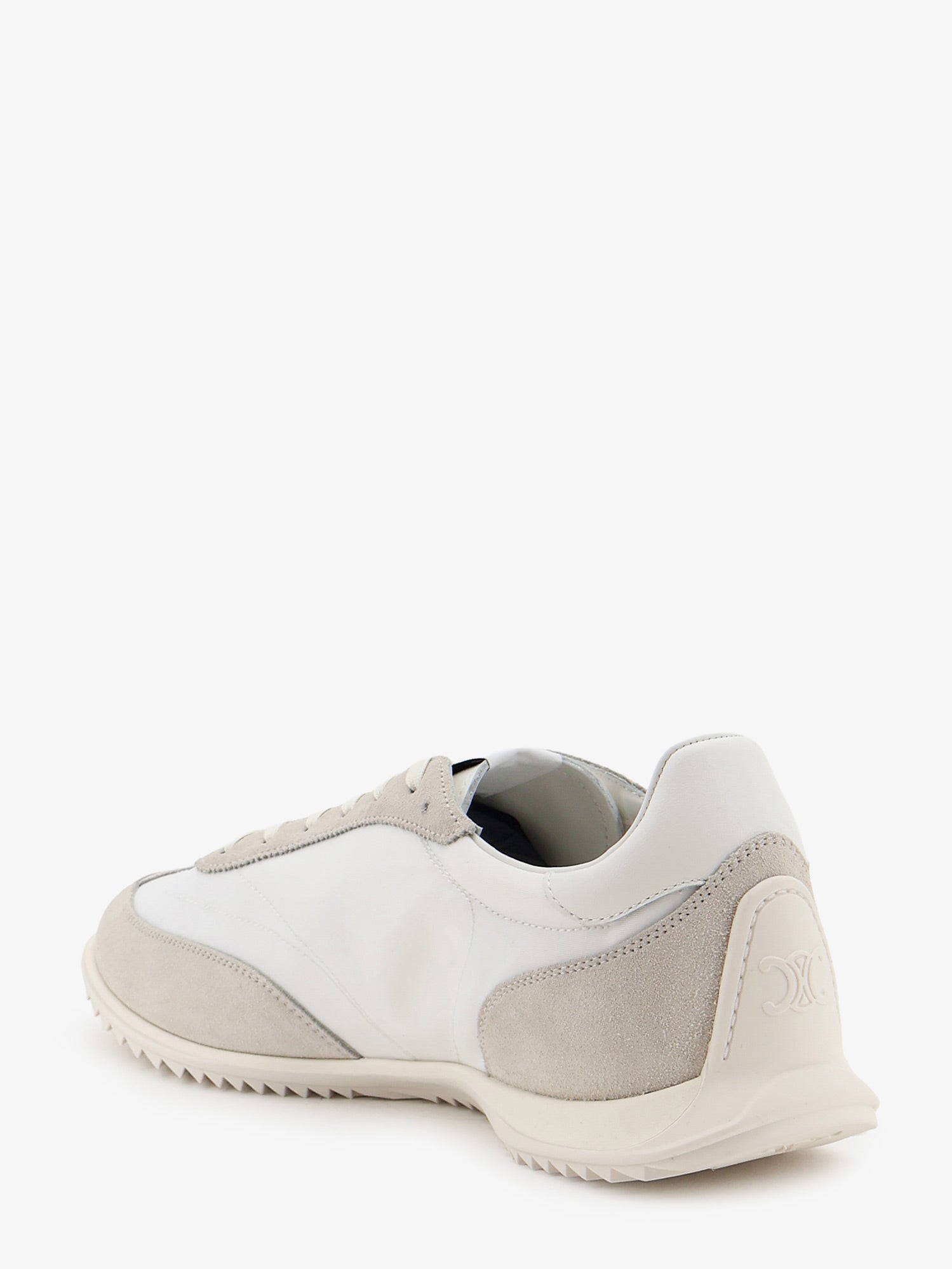 Celine Men Nylon Racer Sneakers With Triomphe Logo On The Side CELINE