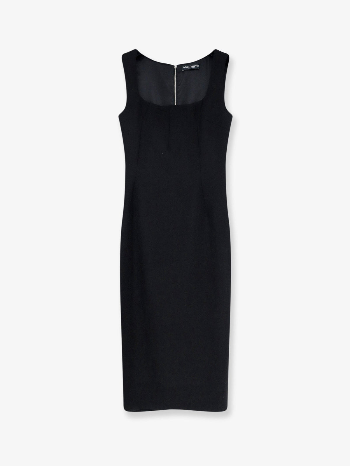 Dolce & Gabbana Women Virgin Wool Midi Dress DOLCE & GABBANA