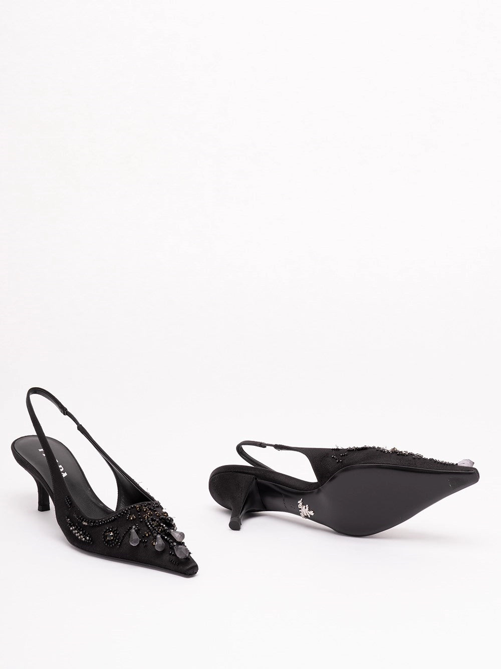 Prada Women Raso Slingback Pumps PRADA