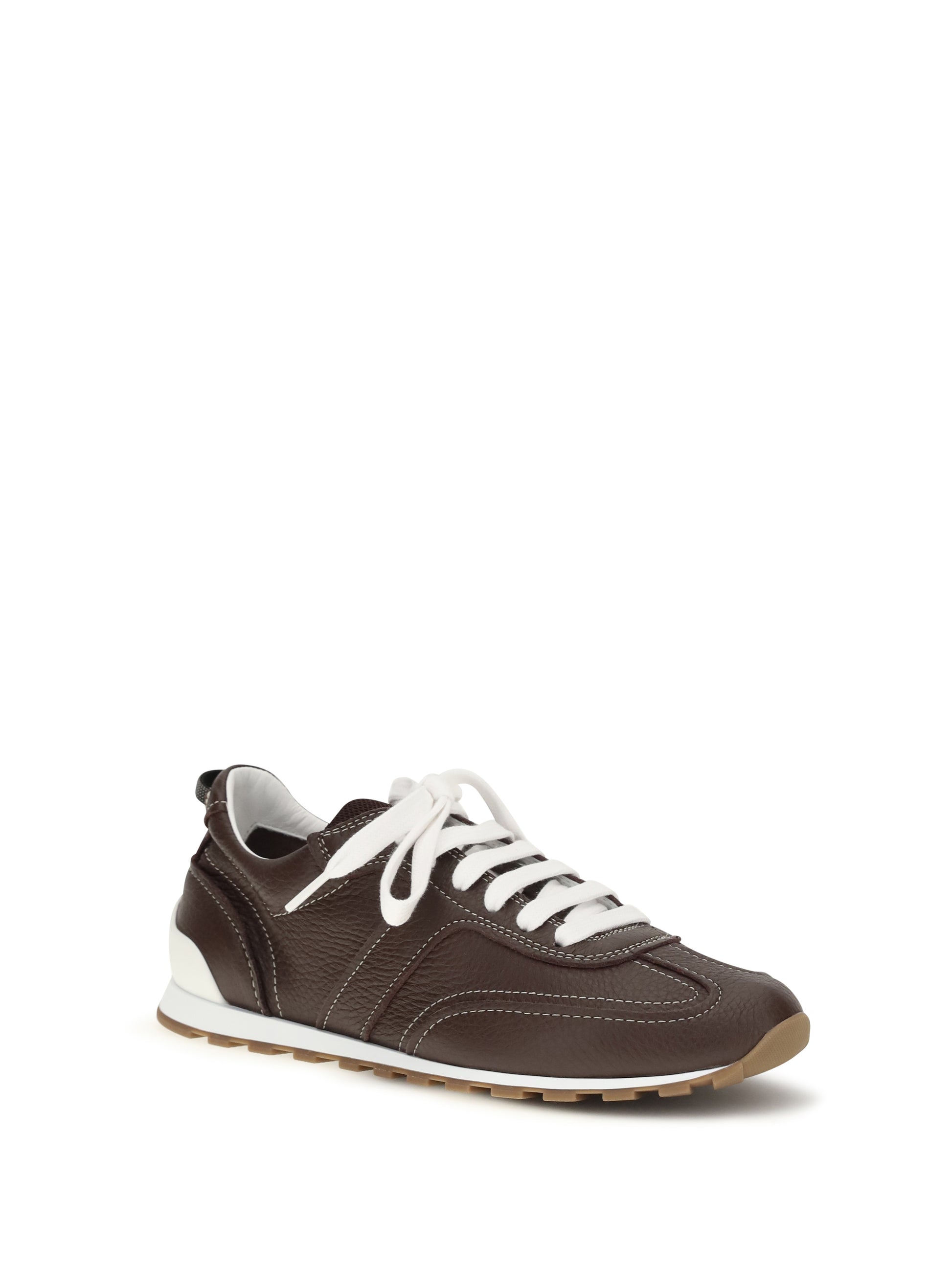 Brunello Cucinelli Women Leather Sneakers BRUNELLO CUCINELLI