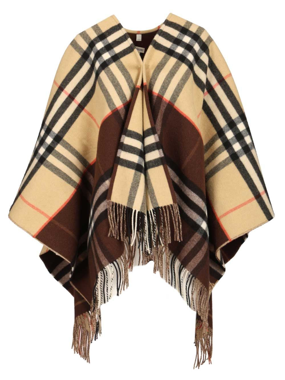 Burberry Women Checked Cape