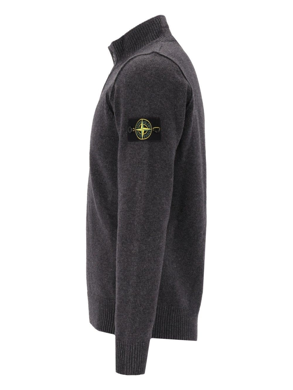Stone Island Men Short Zip Sweater STONE ISLAND