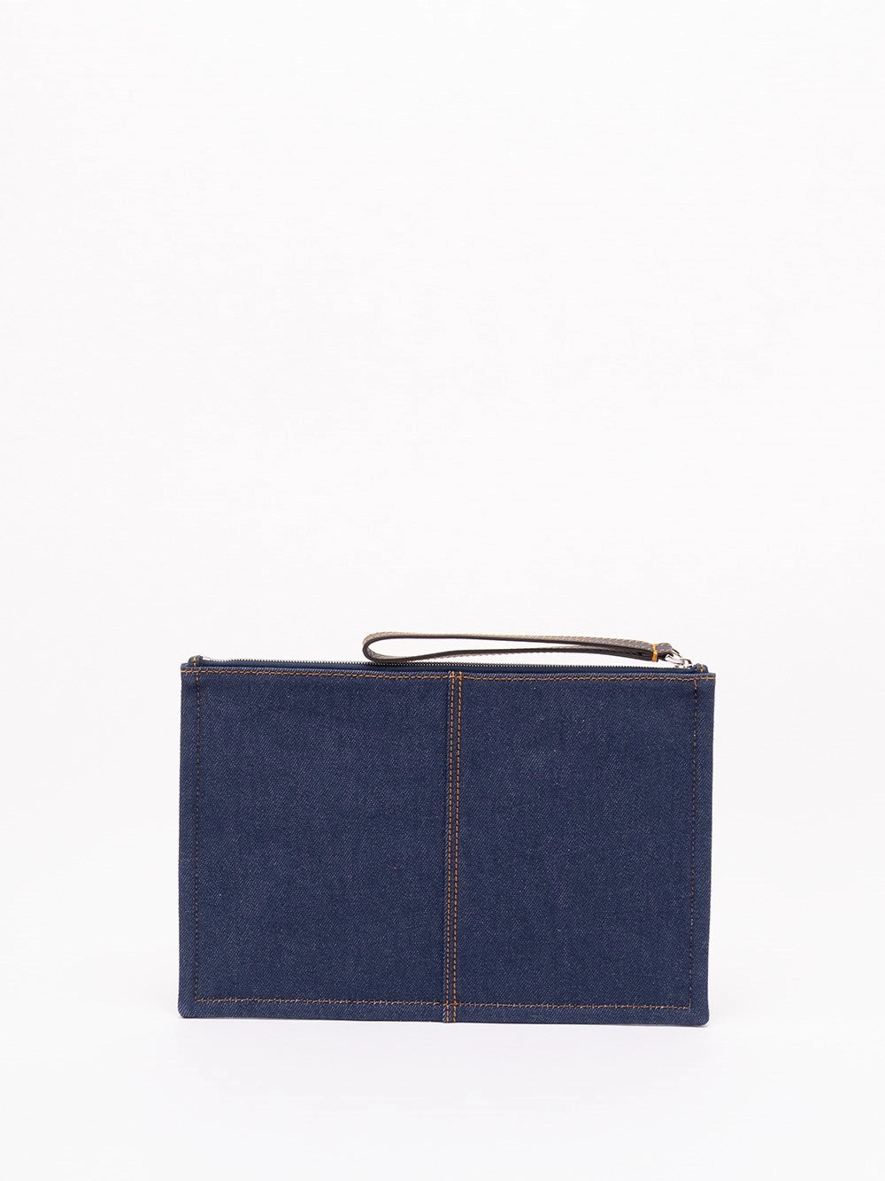 Fendi Men Flat Pouch Denim FENDI