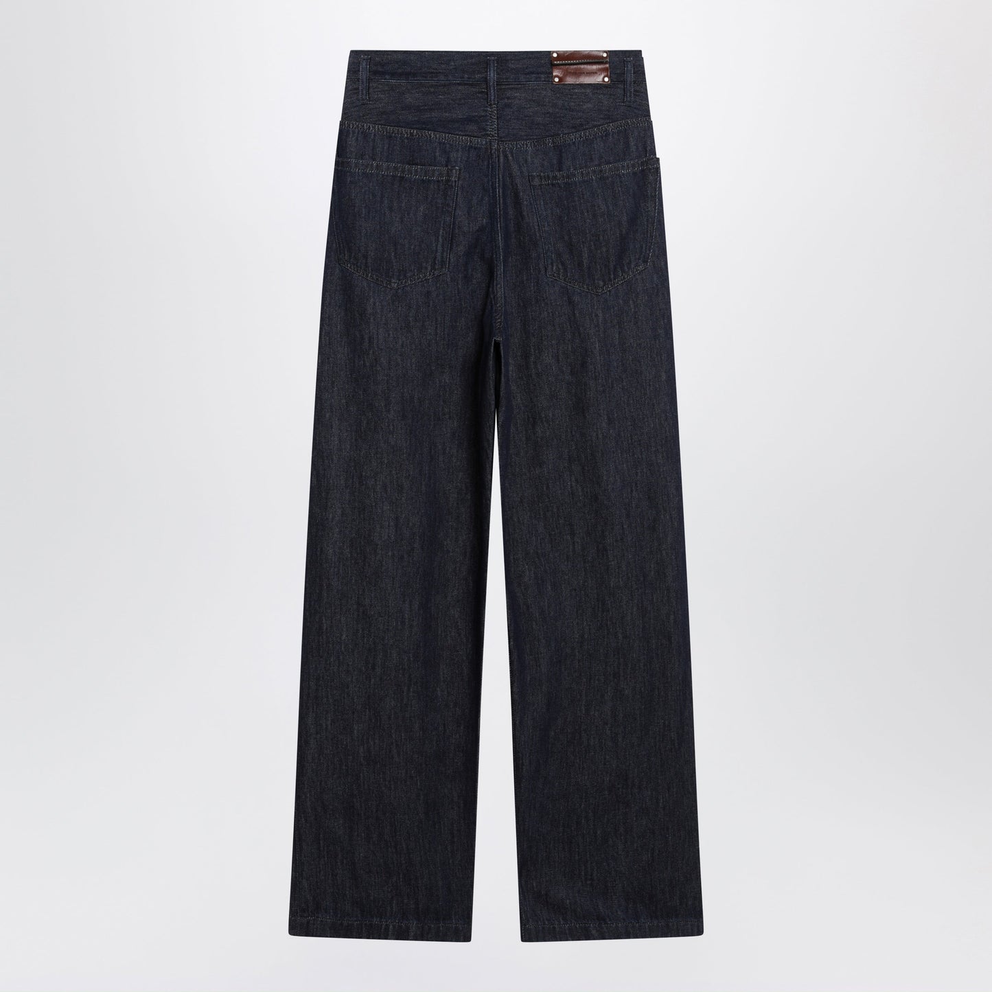 Dries Van Noten Wide-Leg Indigo Blue Jeans Men DRIES VAN NOTEN
