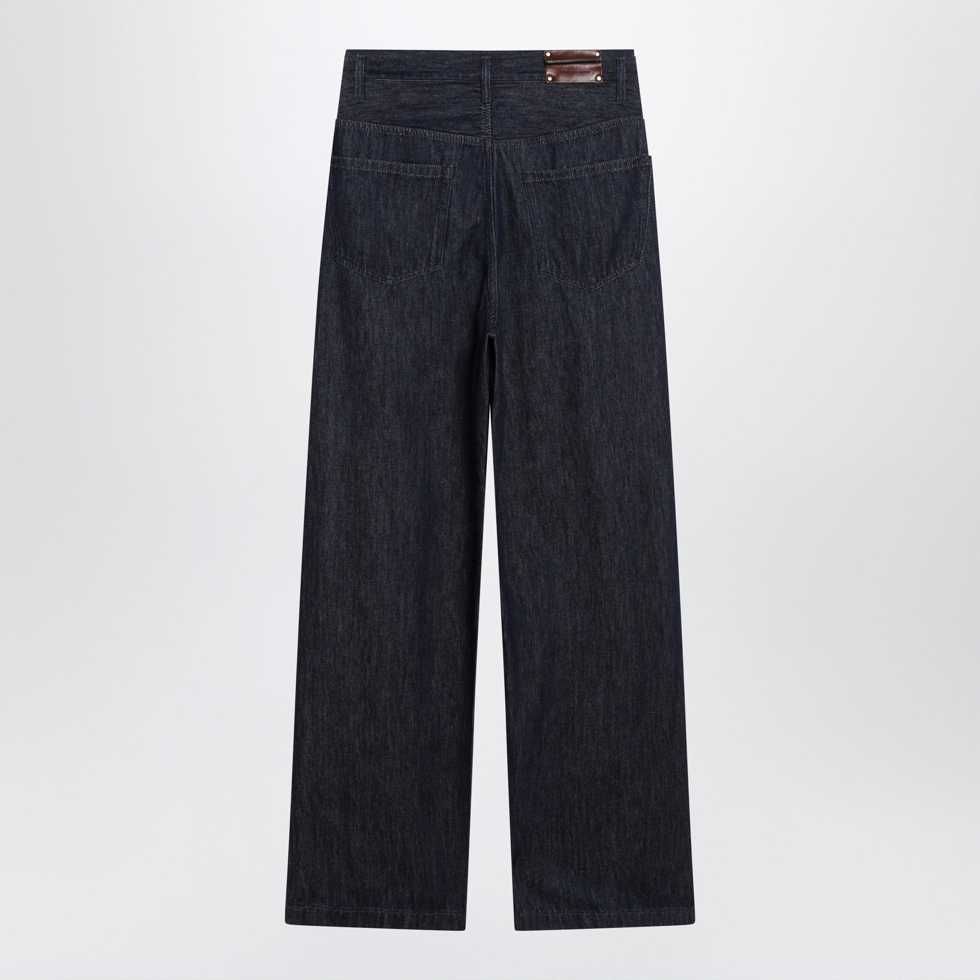 Dries Van Noten Wide-Leg Indigo Blue Jeans Men DRIES VAN NOTEN