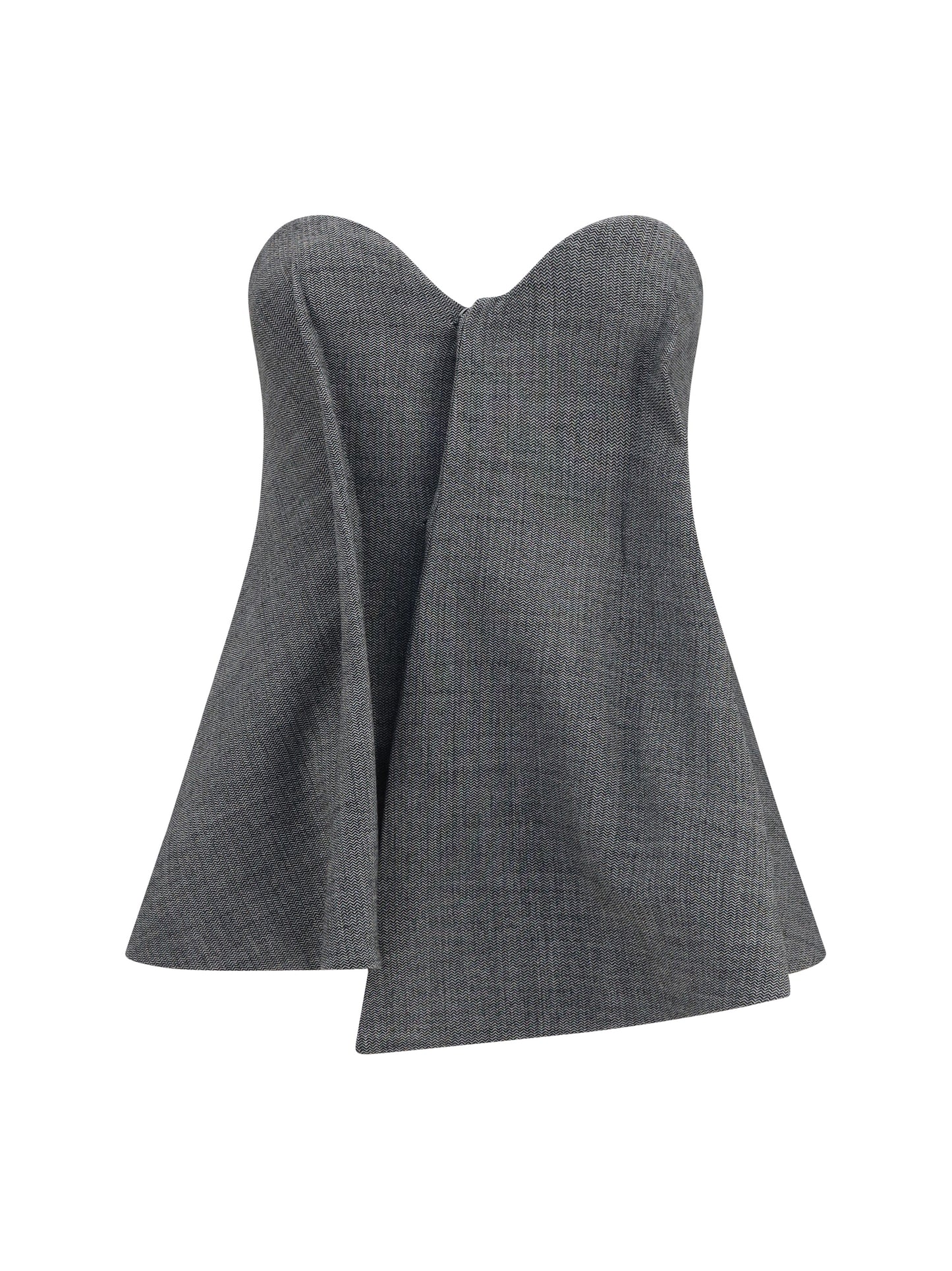Magda Butrym Women Asymmetrical Wool Corset MAGDA BUTRYM