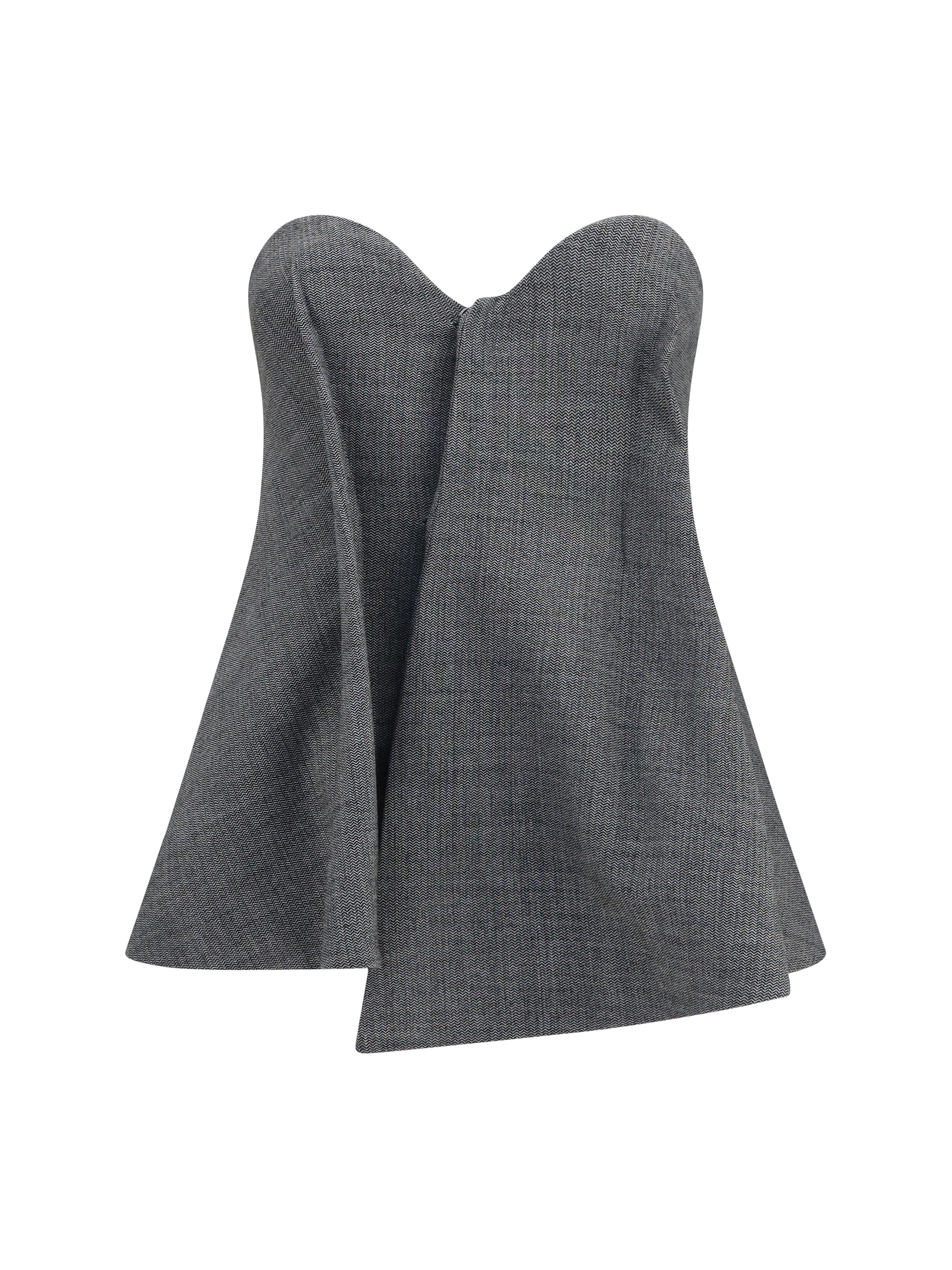 Magda Butrym Women Asymmetrical Wool Corset MAGDA BUTRYM