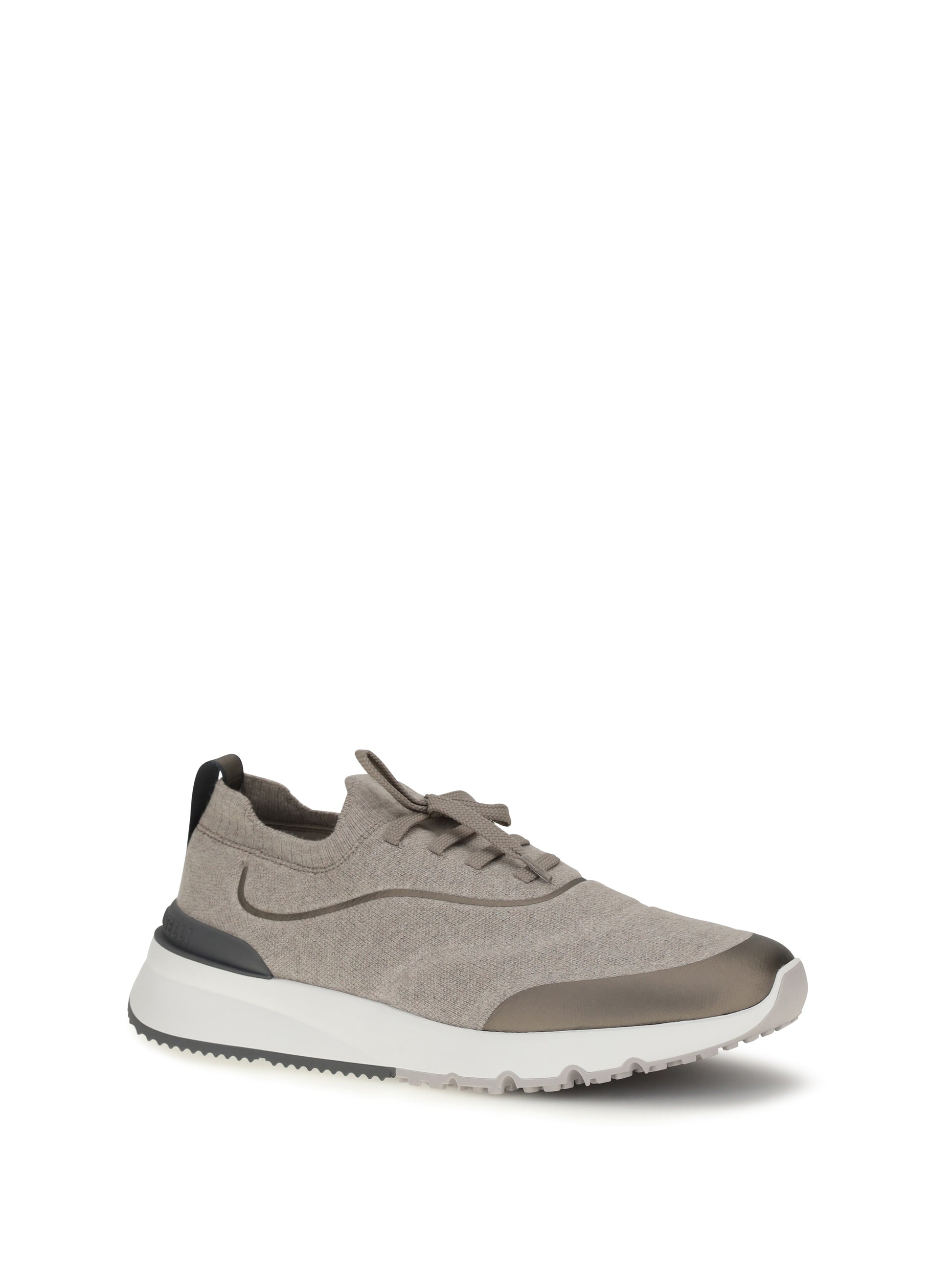 Brunello Cucinelli Men Techno Cotton Knit Sneakers Runners BRUNELLO CUCINELLI