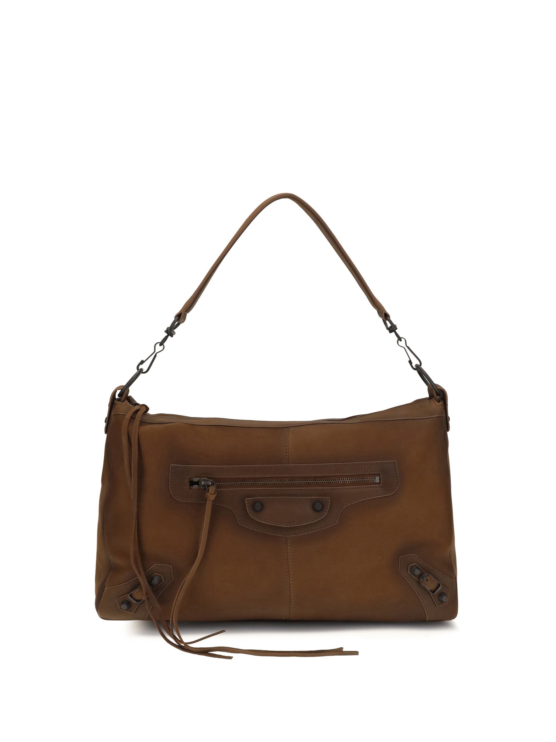 Balenciaga Men Medium Le City Moto Shoulder Bag BALENCIAGA