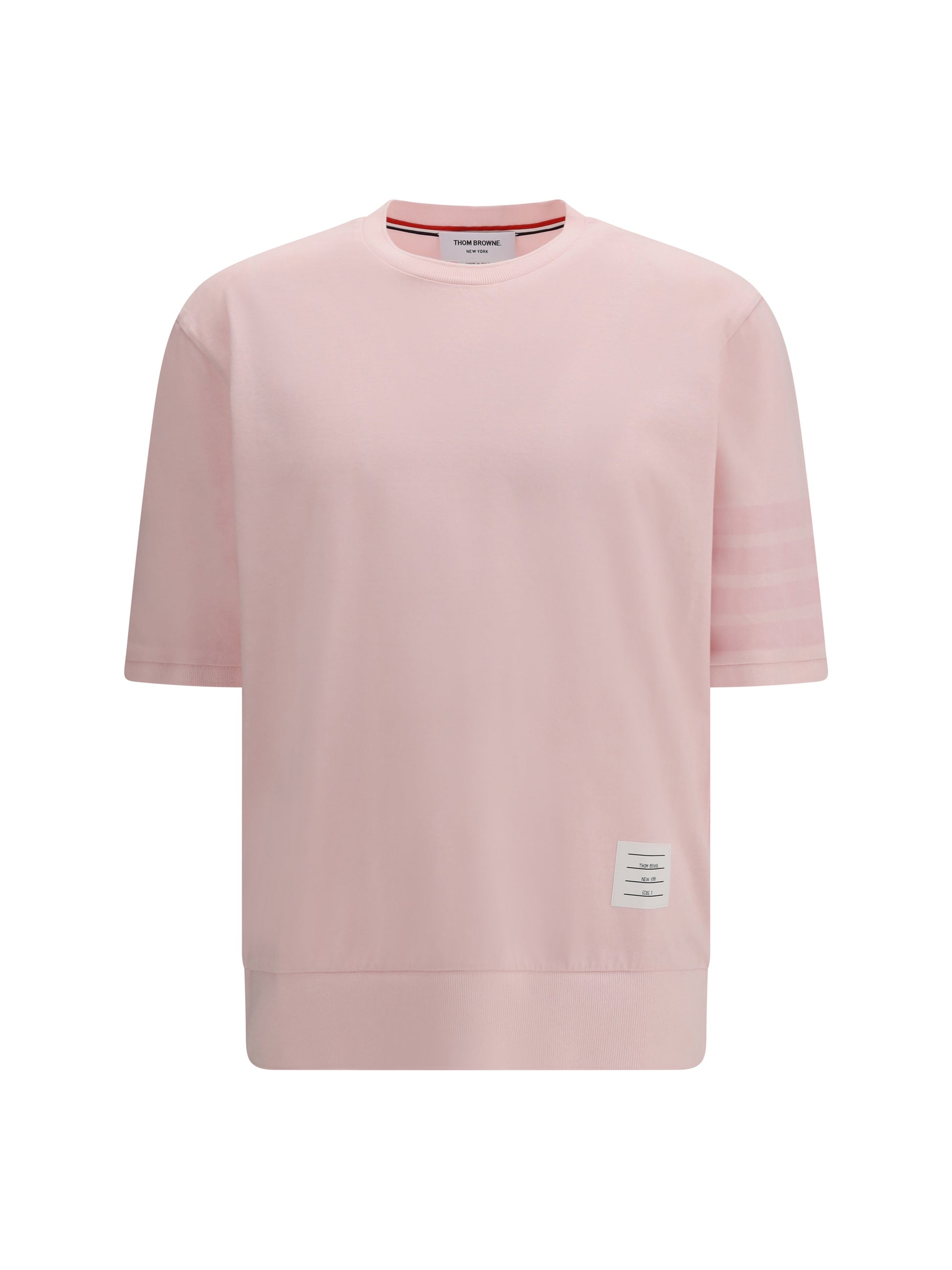 Thom Browne Men 4-Bar Cotton Jersey T-Shirt THOM BROWNE