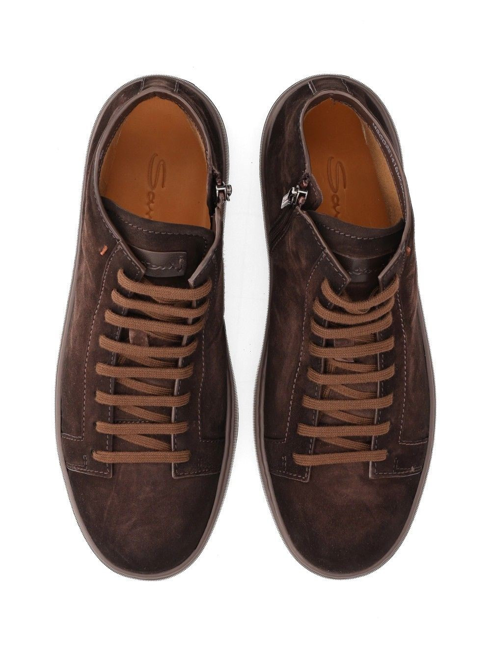 Santoni Men Sneaker Boot With Side Zip SANTONI