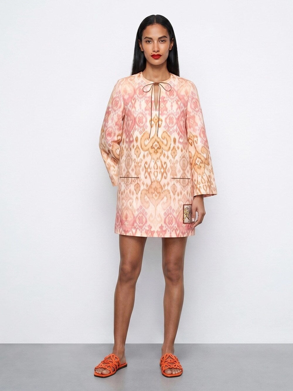 Zimmermann Women "Aster Shift" Short Dress ZIMMERMANN
