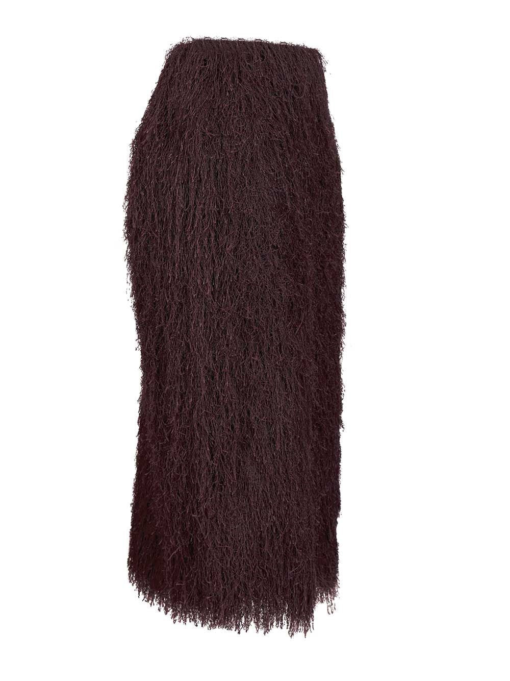 Dries Van Noten Women Sokna Skirt With Fringe DRIES VAN NOTEN