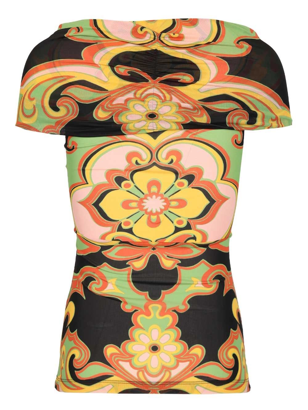 Etro Women Printed Body With Bart Neckline ETRO