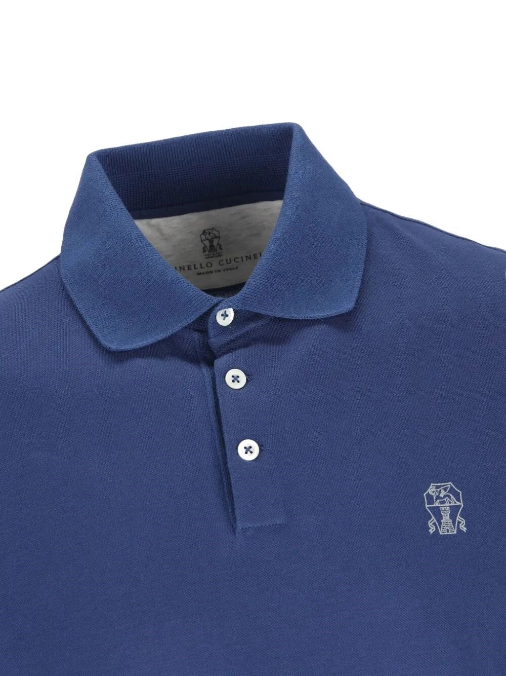 Brunello Cucinelli Men Short Sleeve Polo Shirt With Logo BRUNELLO CUCINELLI