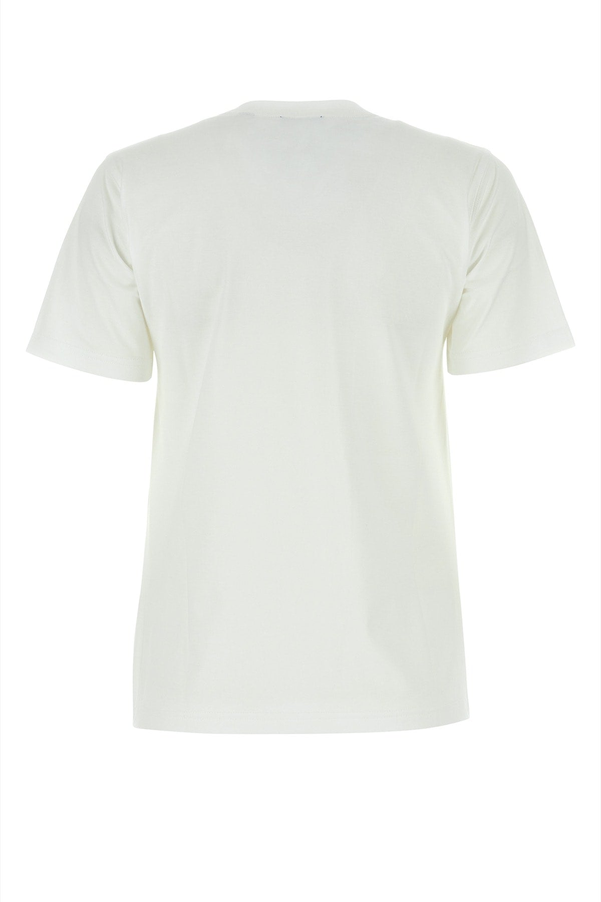 Burberry Women White Cotton T-Shirt BURBERRY