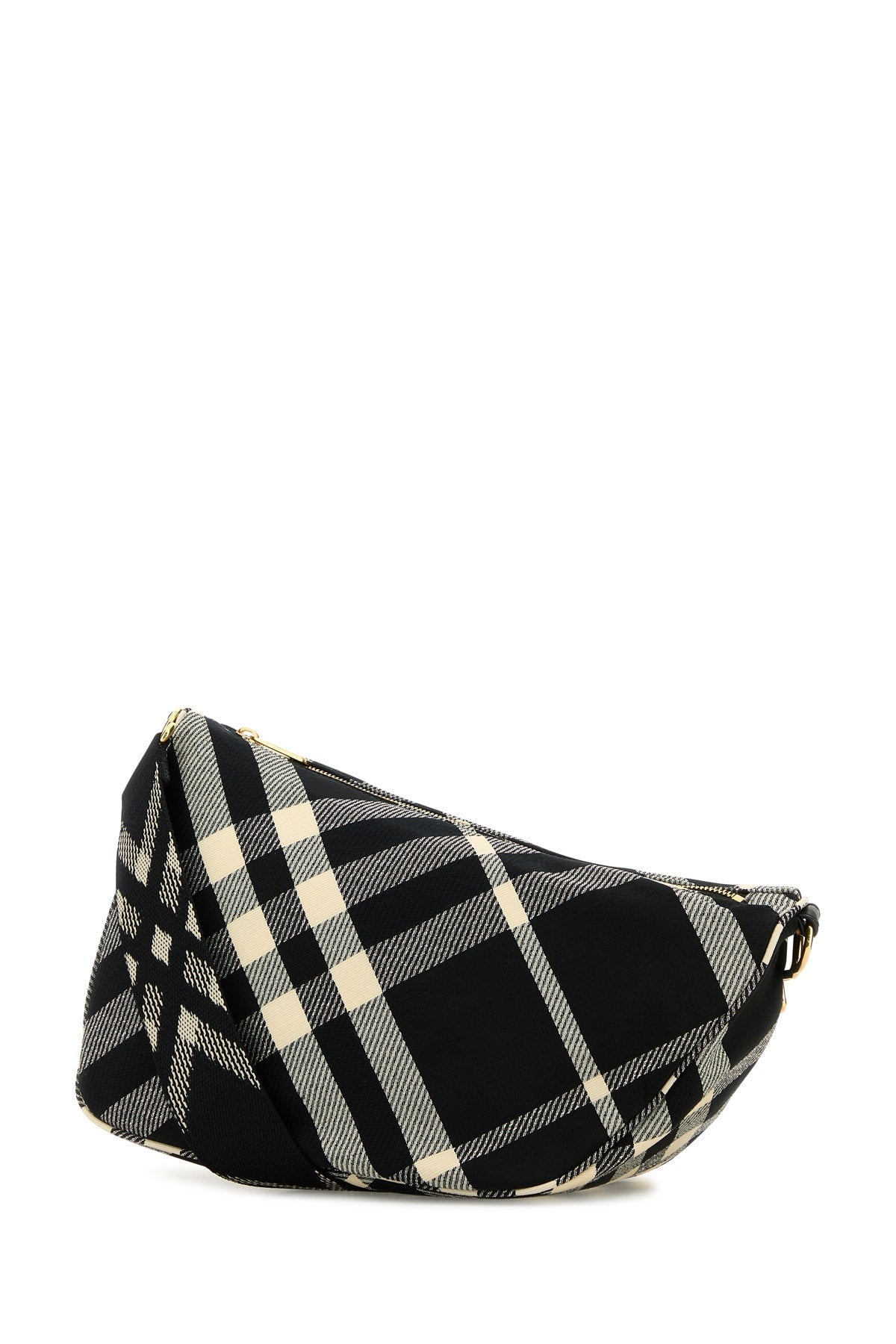 Burberry Women Embroidered Fabric Medium Shield Crossbody Bag BURBERRY