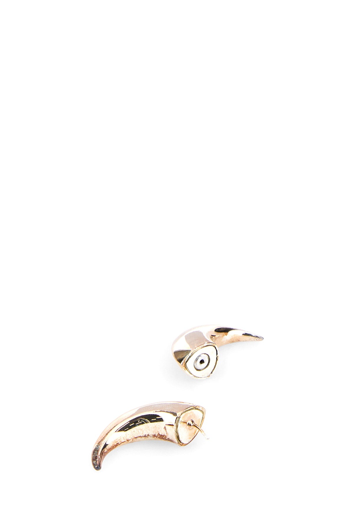 Marine Serre Women Silver Platted Stud Earring MARINE SERRE