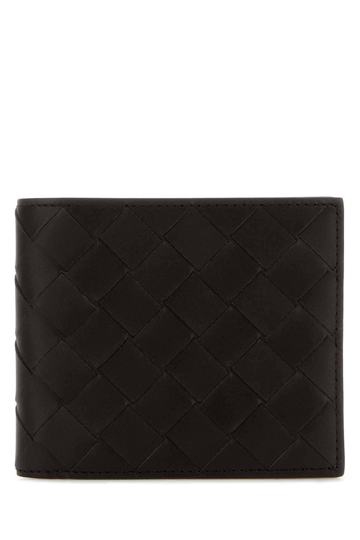 Bottega Veneta Men Dark Brown Leather Wallet BOTTEGA VENETA