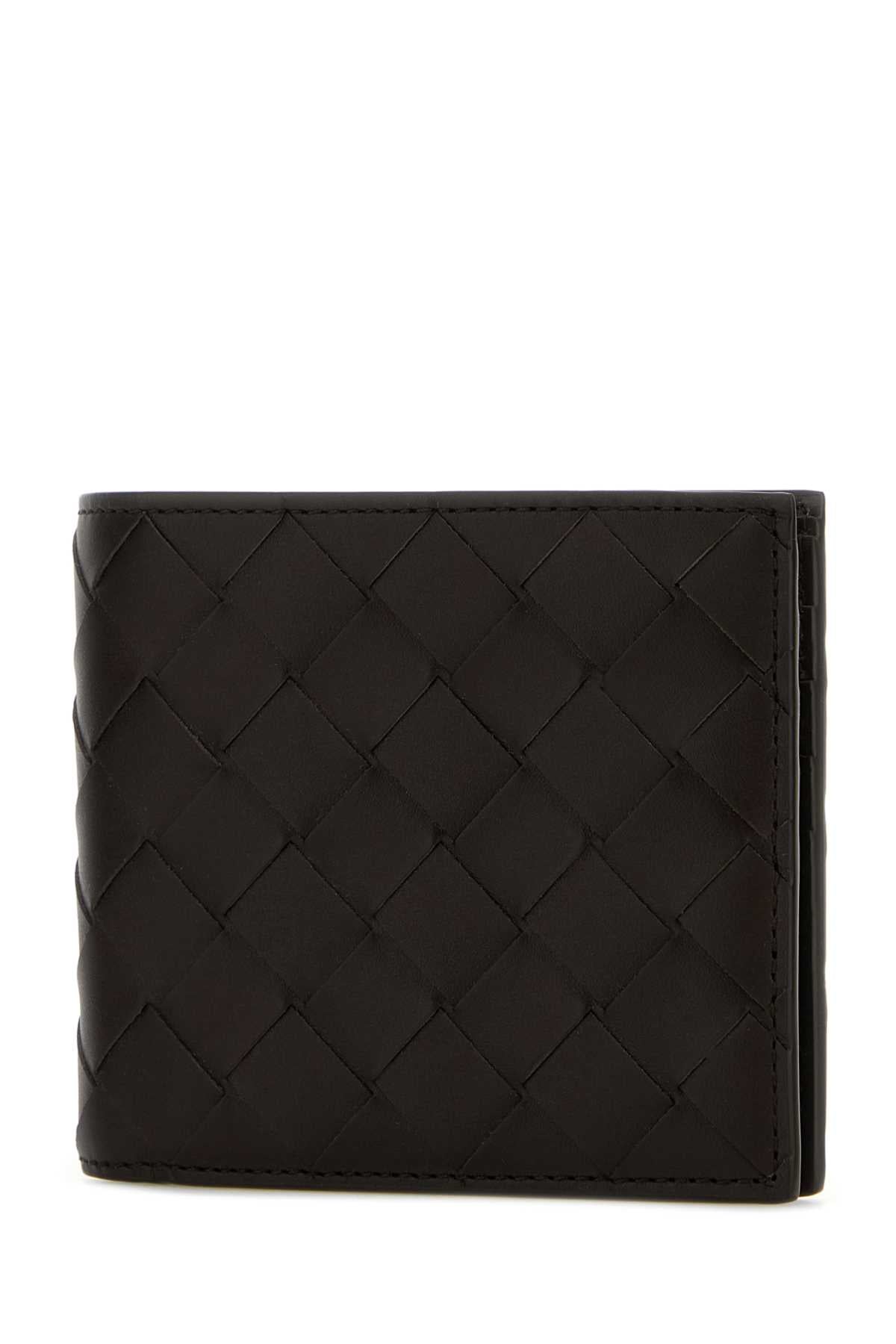 Bottega Veneta Men Dark Brown Leather Wallet BOTTEGA VENETA