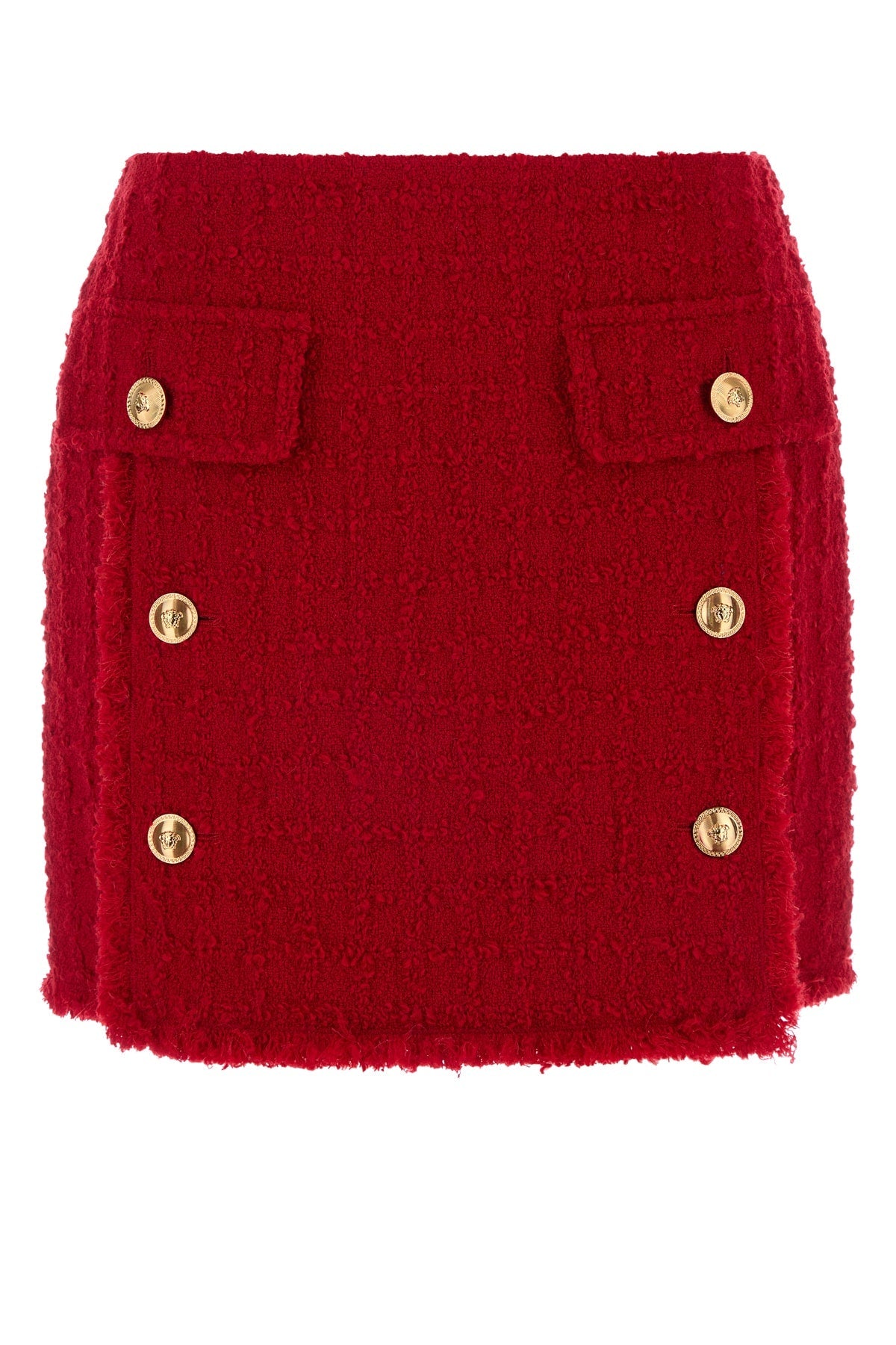 Versace Women Skirt Responsible Heritage Textured Tweed VERSACE