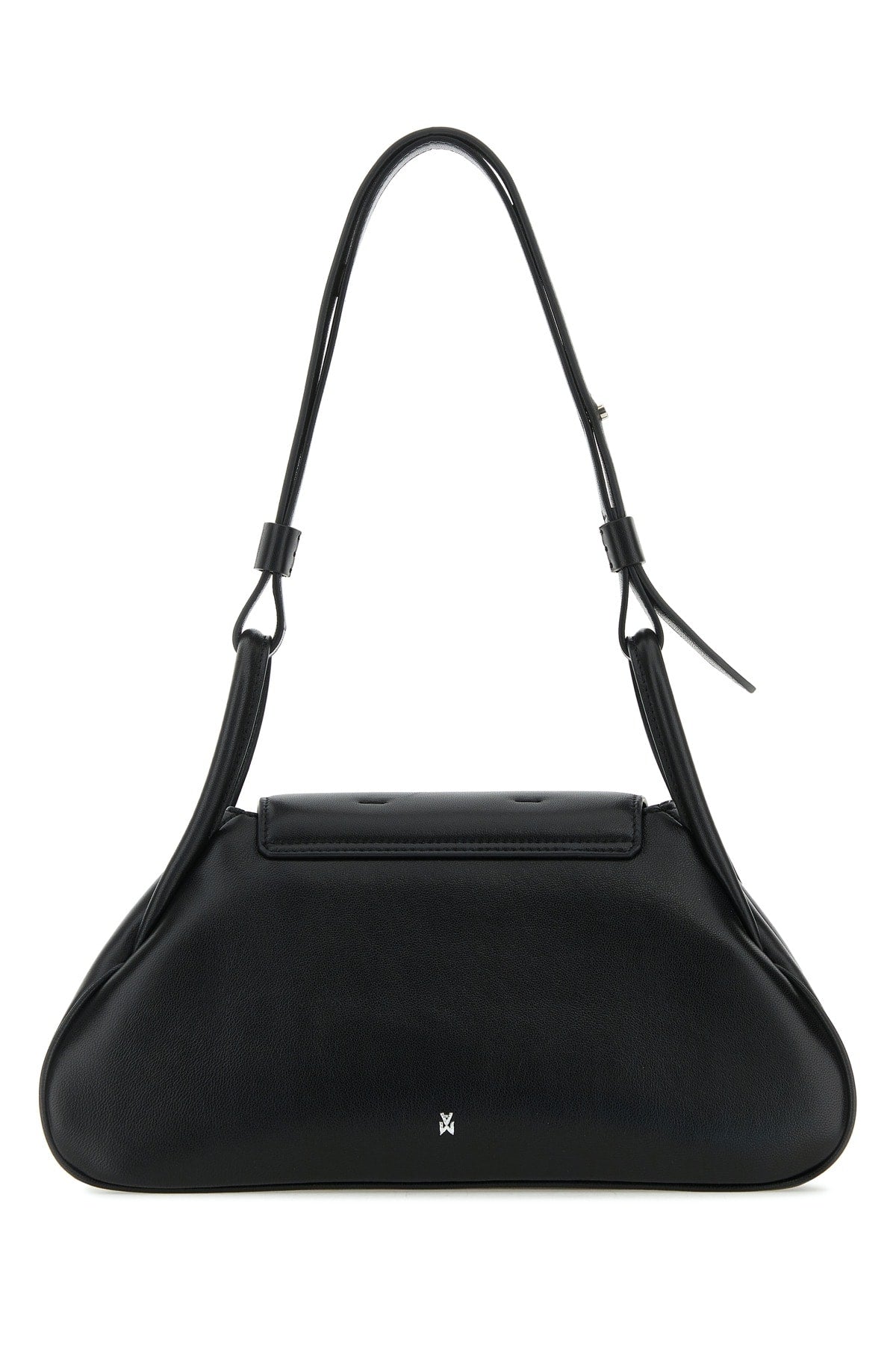 Amina Muaddi Women Gemini Small Nappa Black  Silver Ha AMINA MUADDI
