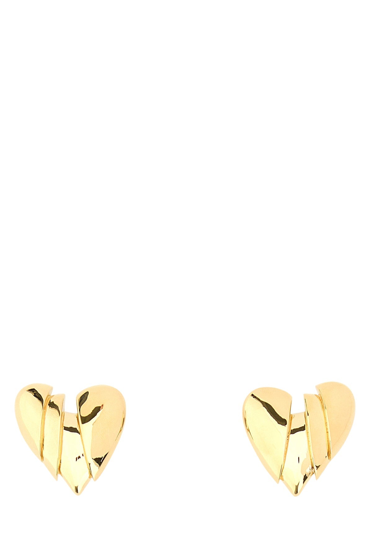 Amina Muaddi Women Heartbreaker Earring Gold Base AMINA MUADDI