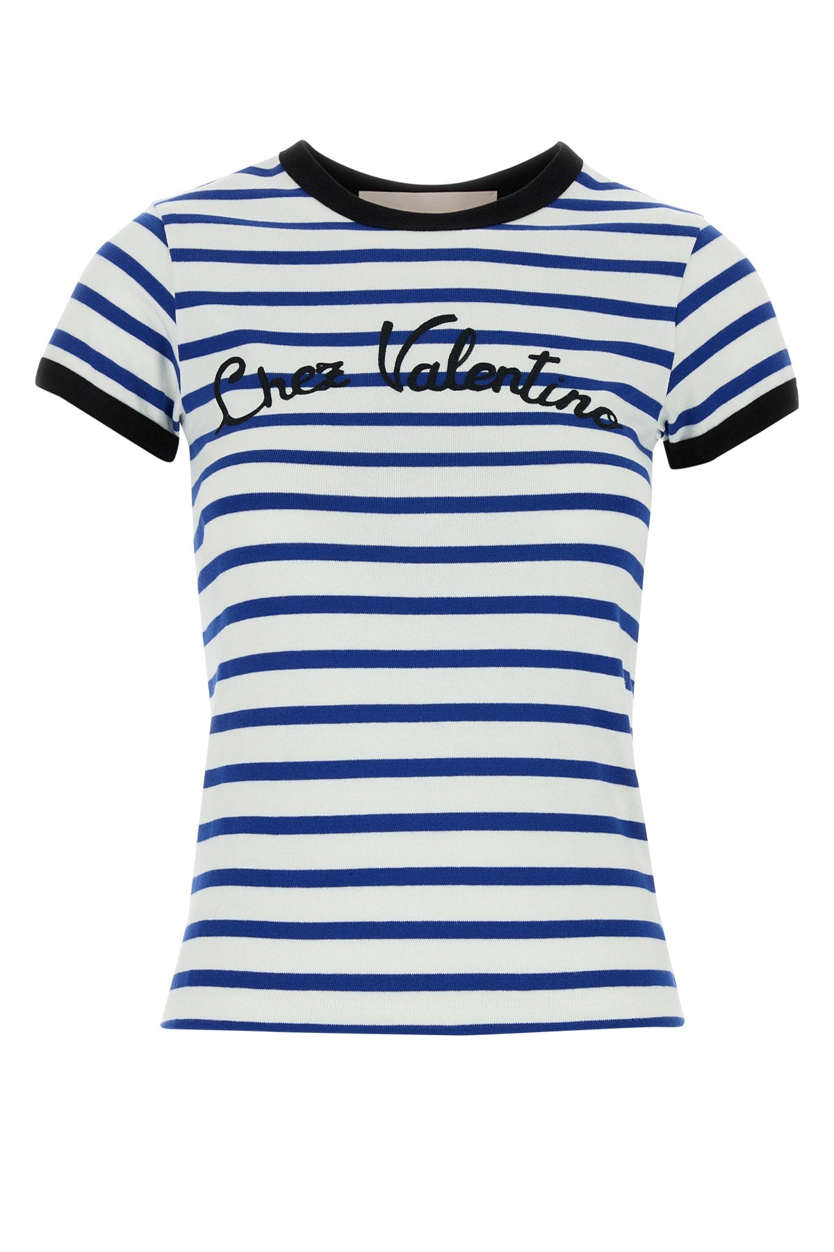Valentino Garavani Women Embroidered Cotton T-Shirt VALENTINO GARAVANI