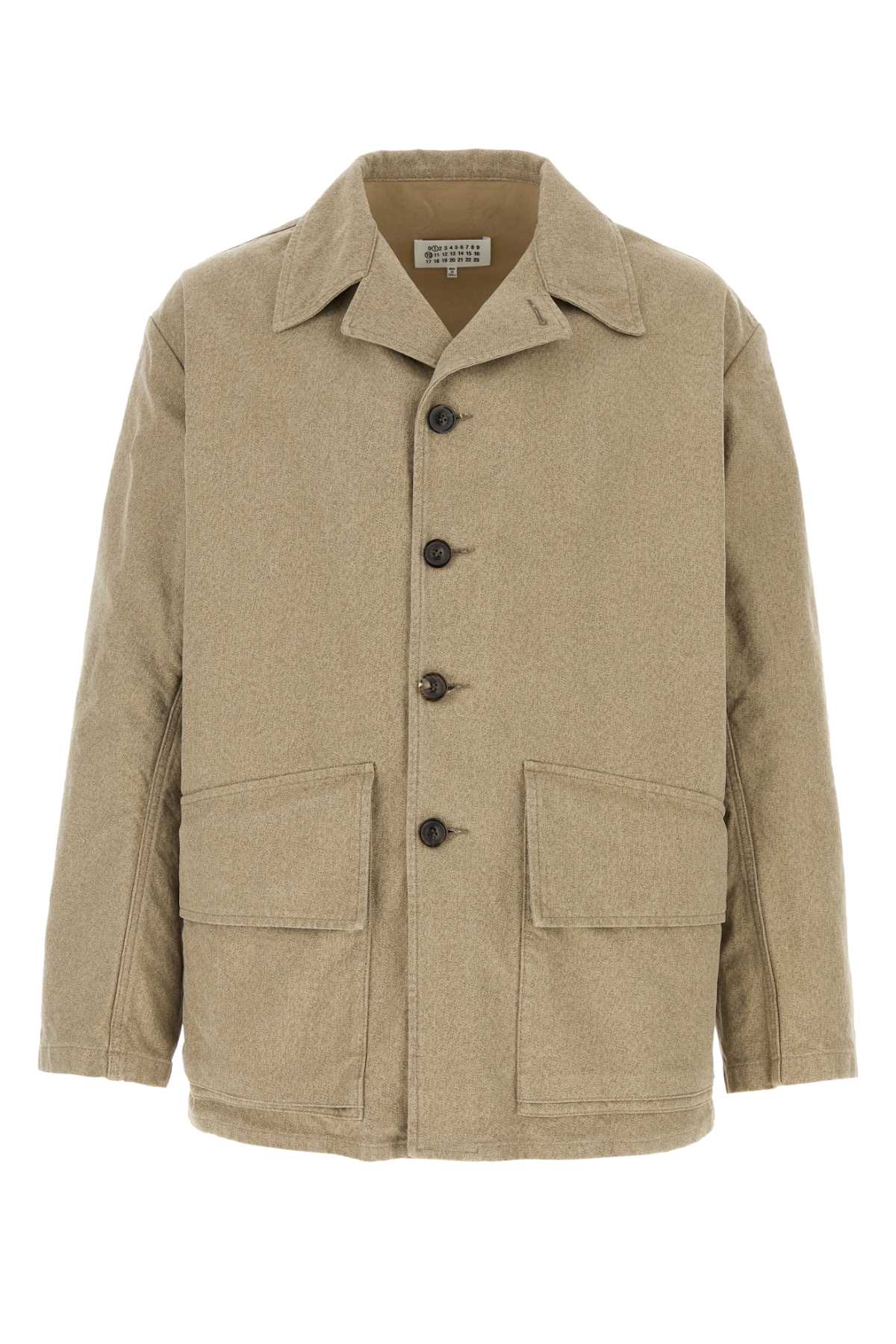 Maison Margiela Men Melange Cappuccino Cotton Blazer MAISON MARGIELA