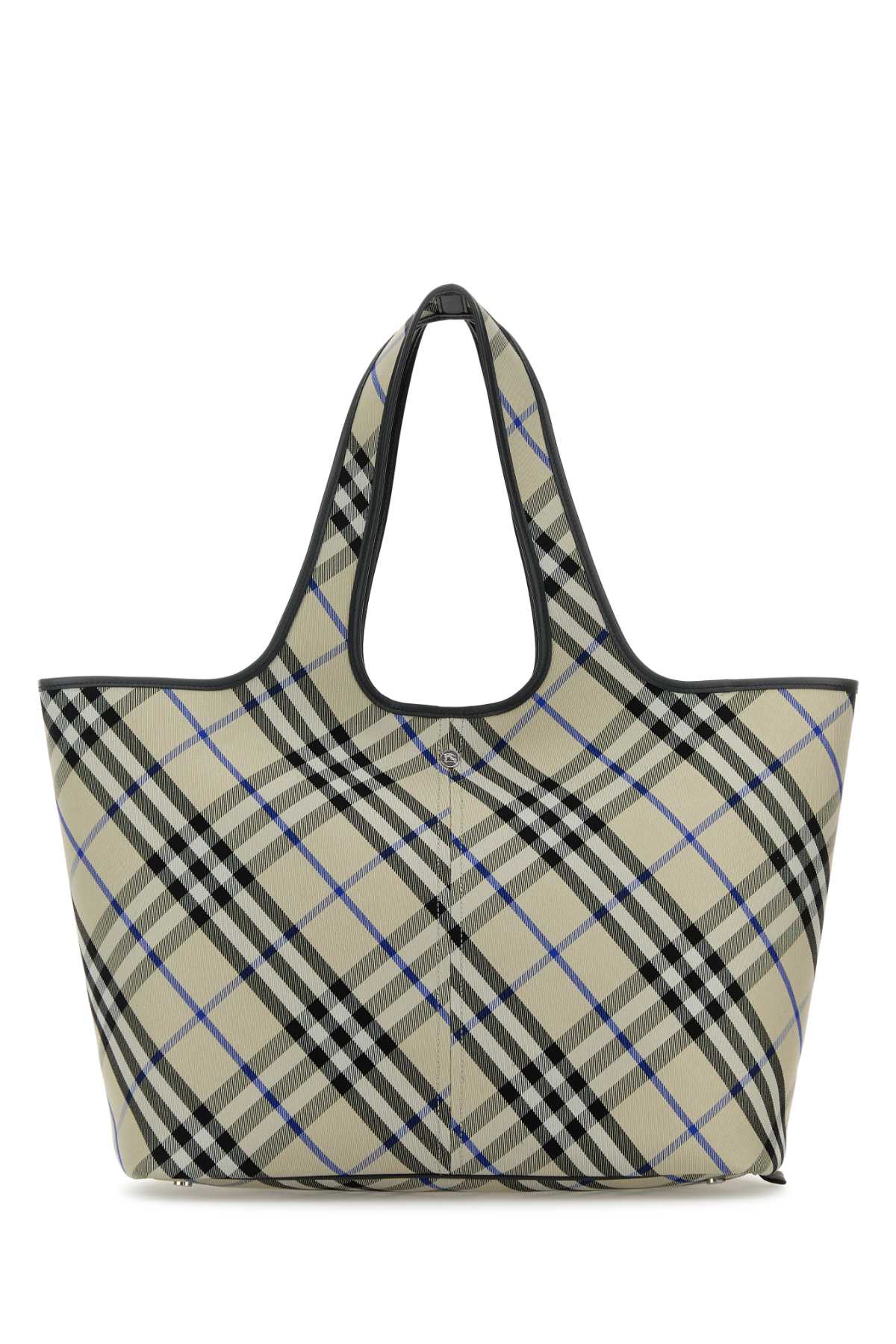 Burberry Women Embroidered Canvas Shopping Bag BURBERRY