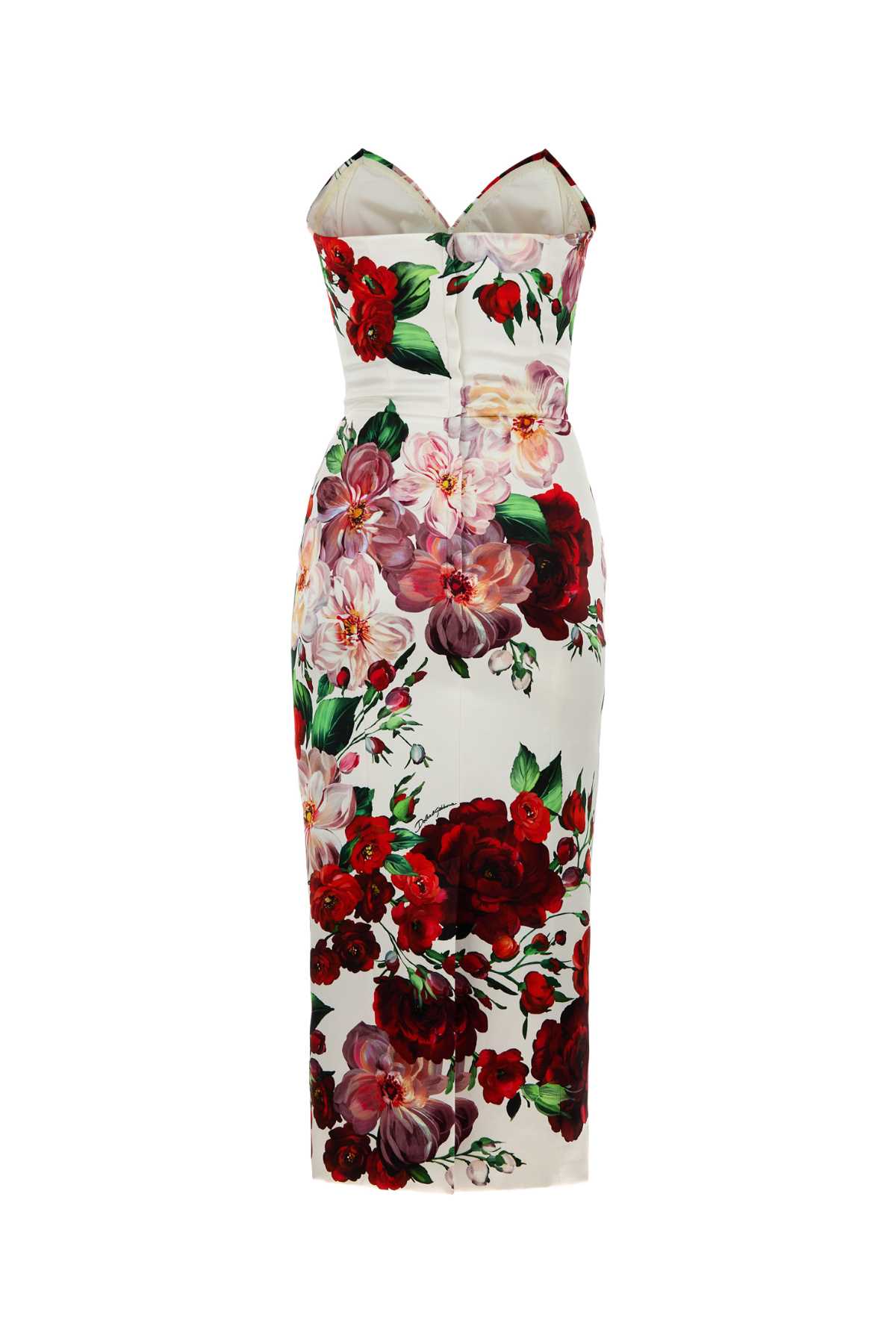 Dolce & Gabbana Women Printed Satin Dress DOLCE & GABBANA