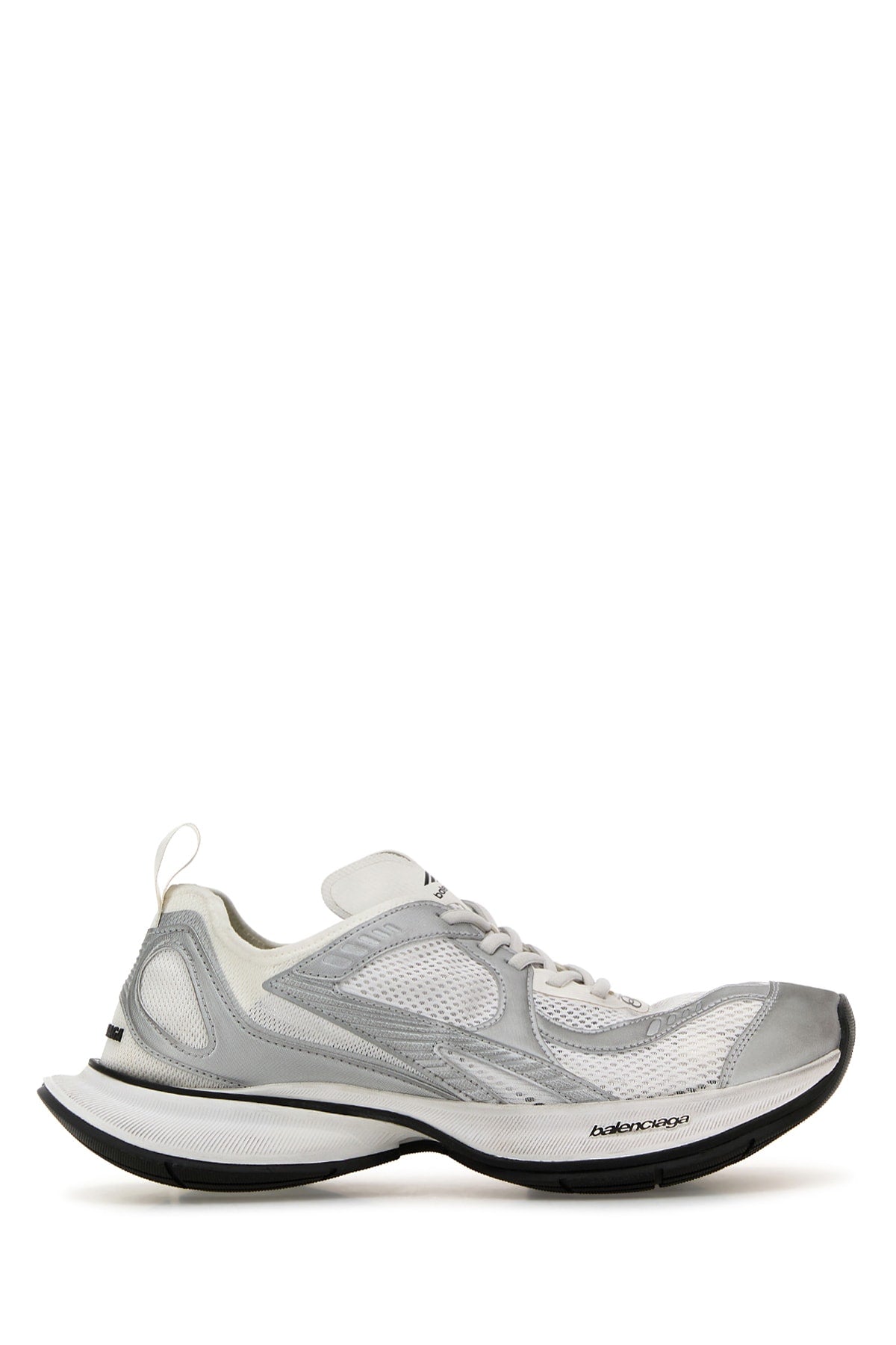 Balenciaga Men White Mesh And Rubber Circuit Sneakers BALENCIAGA