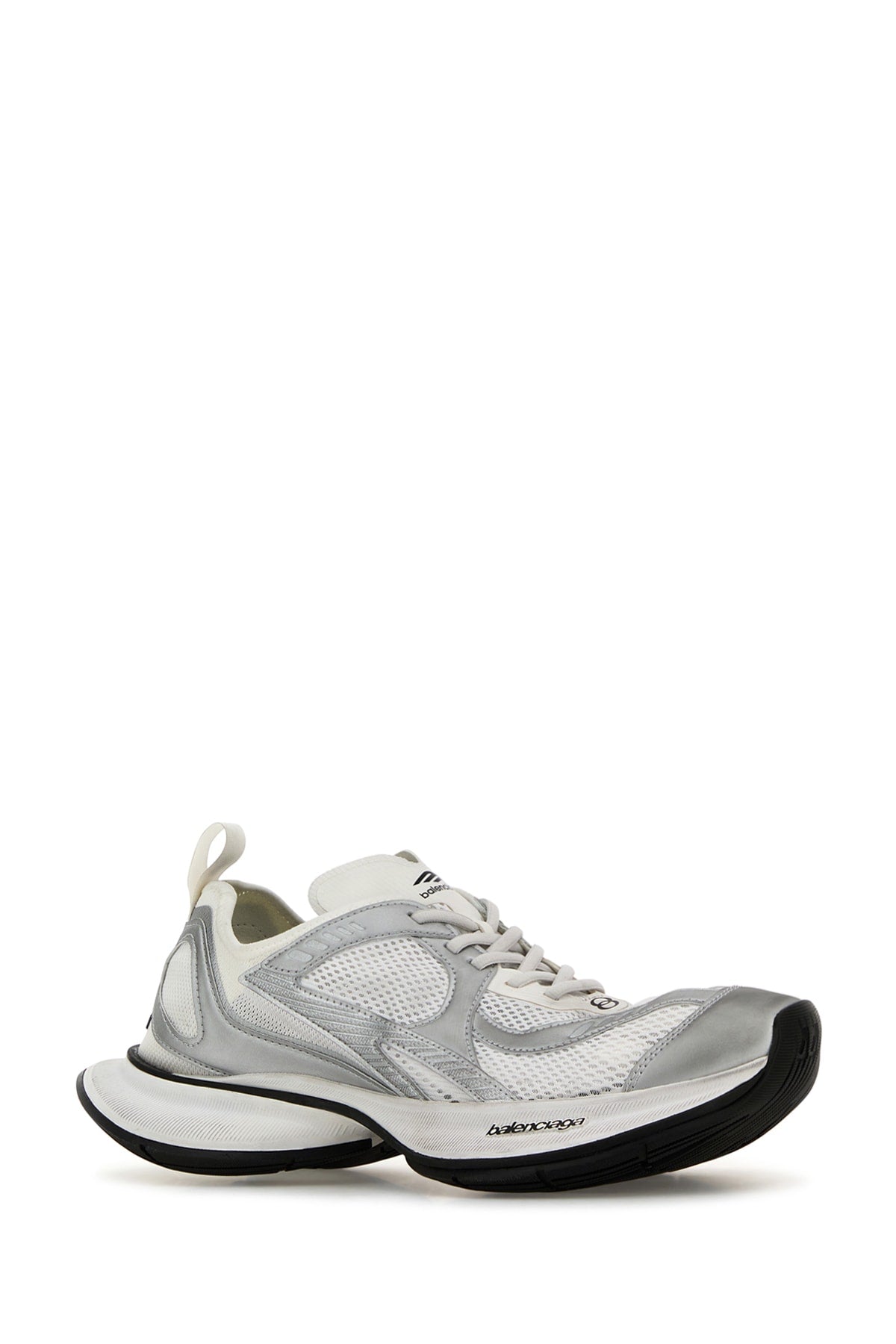 Balenciaga Men White Mesh And Rubber Circuit Sneakers BALENCIAGA