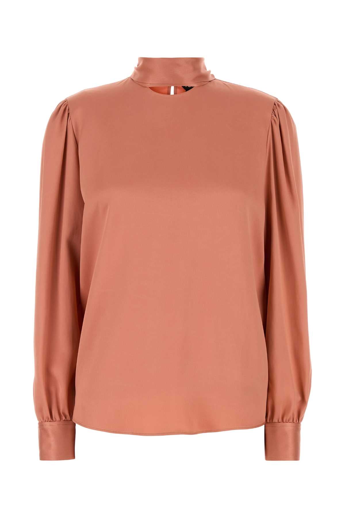 Tom Ford Women Salmon Satin Blouse TOM FORD