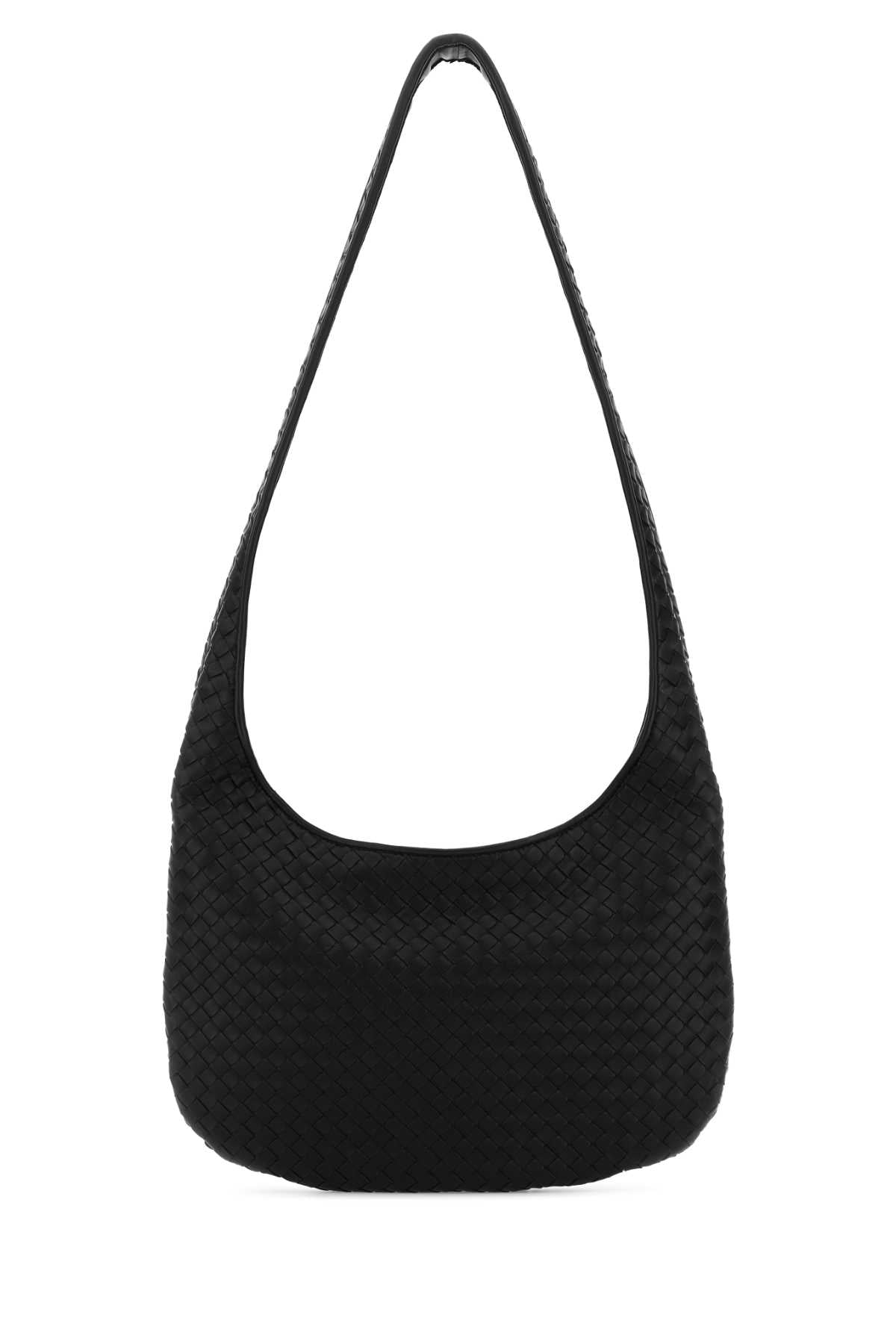 Bottega Veneta Men Black Nappa Leather Veneto Crossbody Bag BOTTEGA VENETA