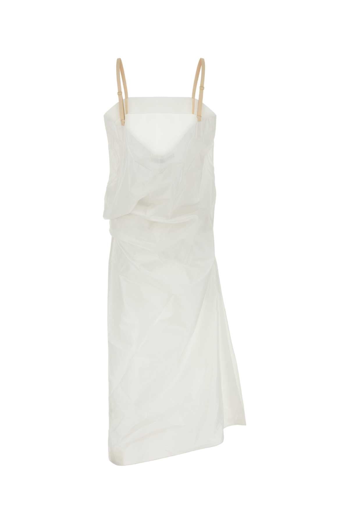 Carven Women White Silk Dress CARVEN
