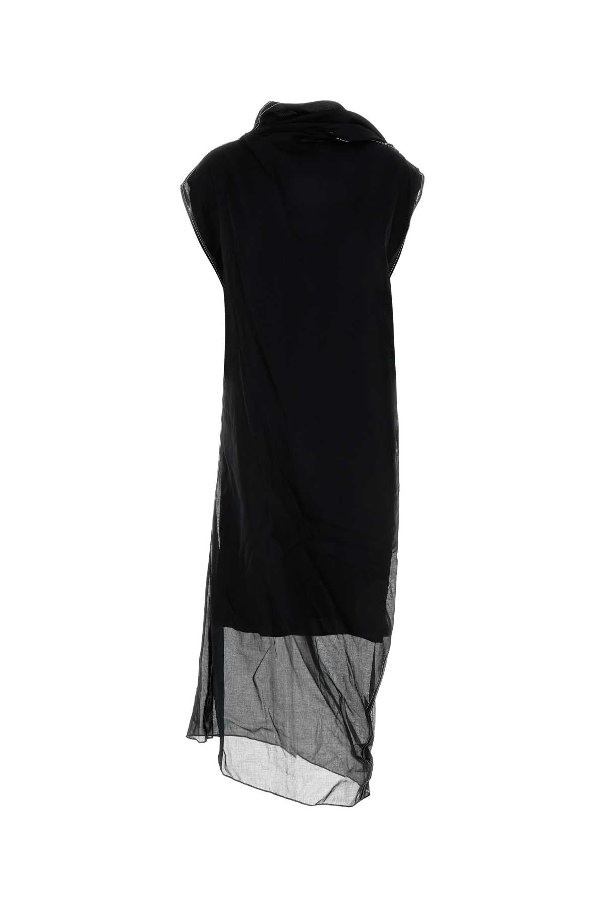 Carven Women Black Cotton Dress CARVEN