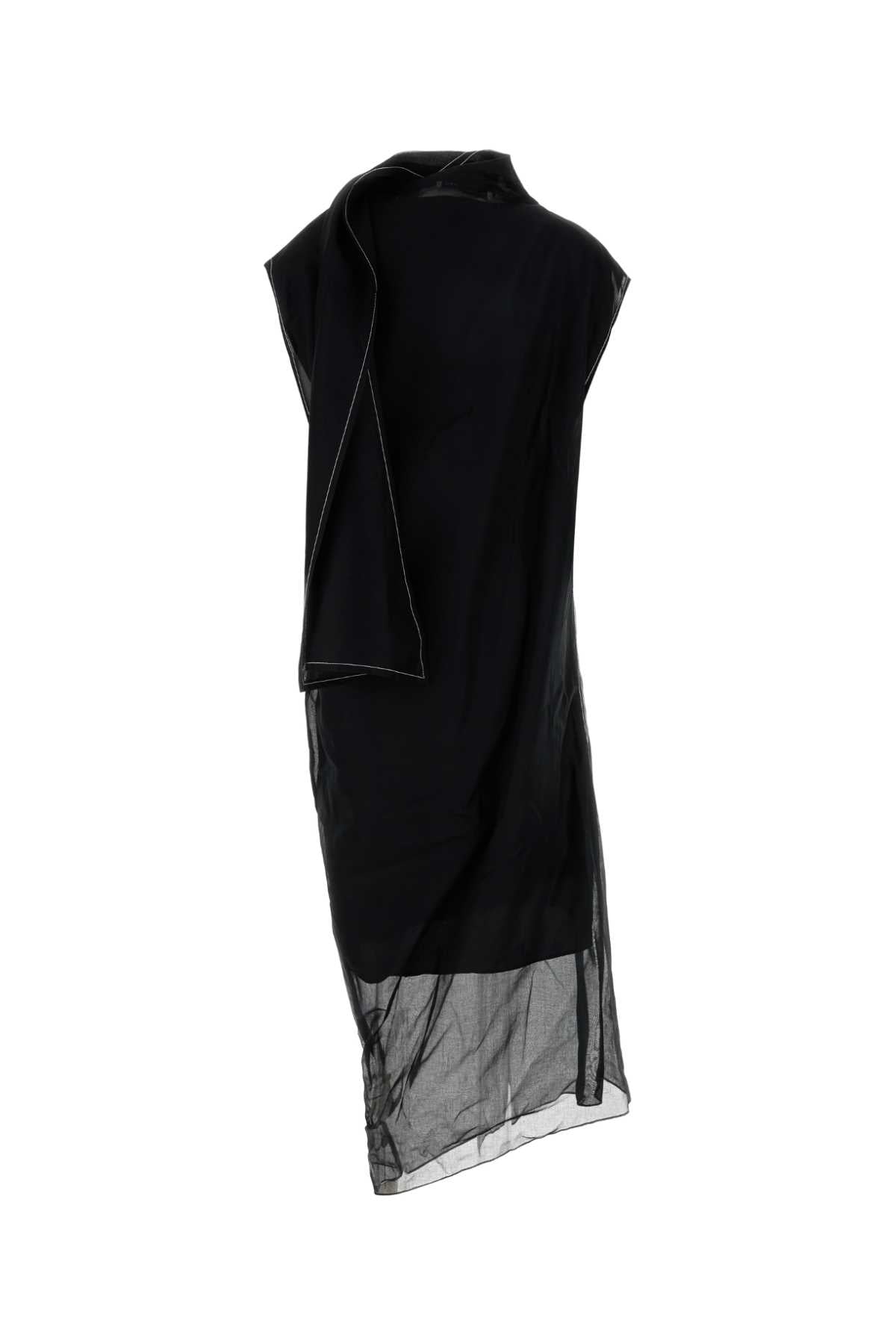 Carven Women Black Cotton Dress CARVEN